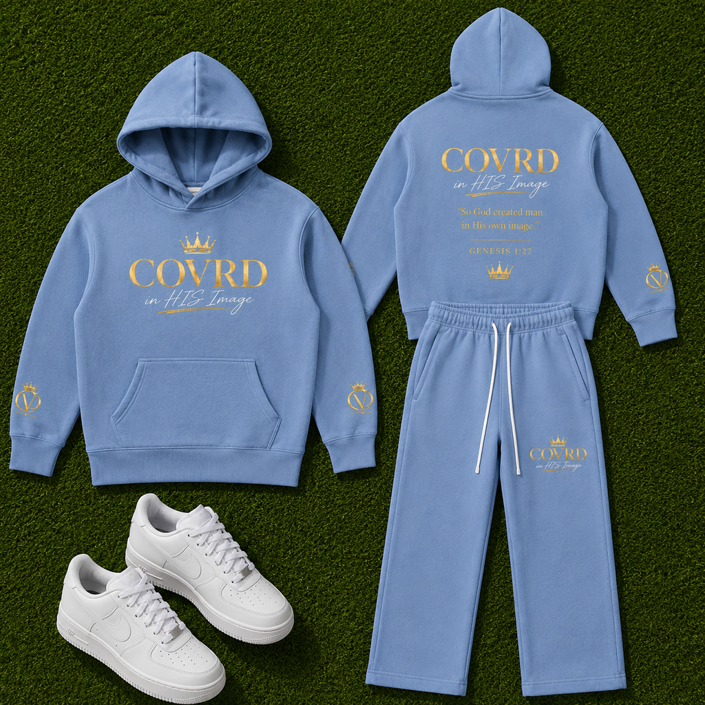 "COVRD in HIS Image" Oversize Fleeced Hoodie