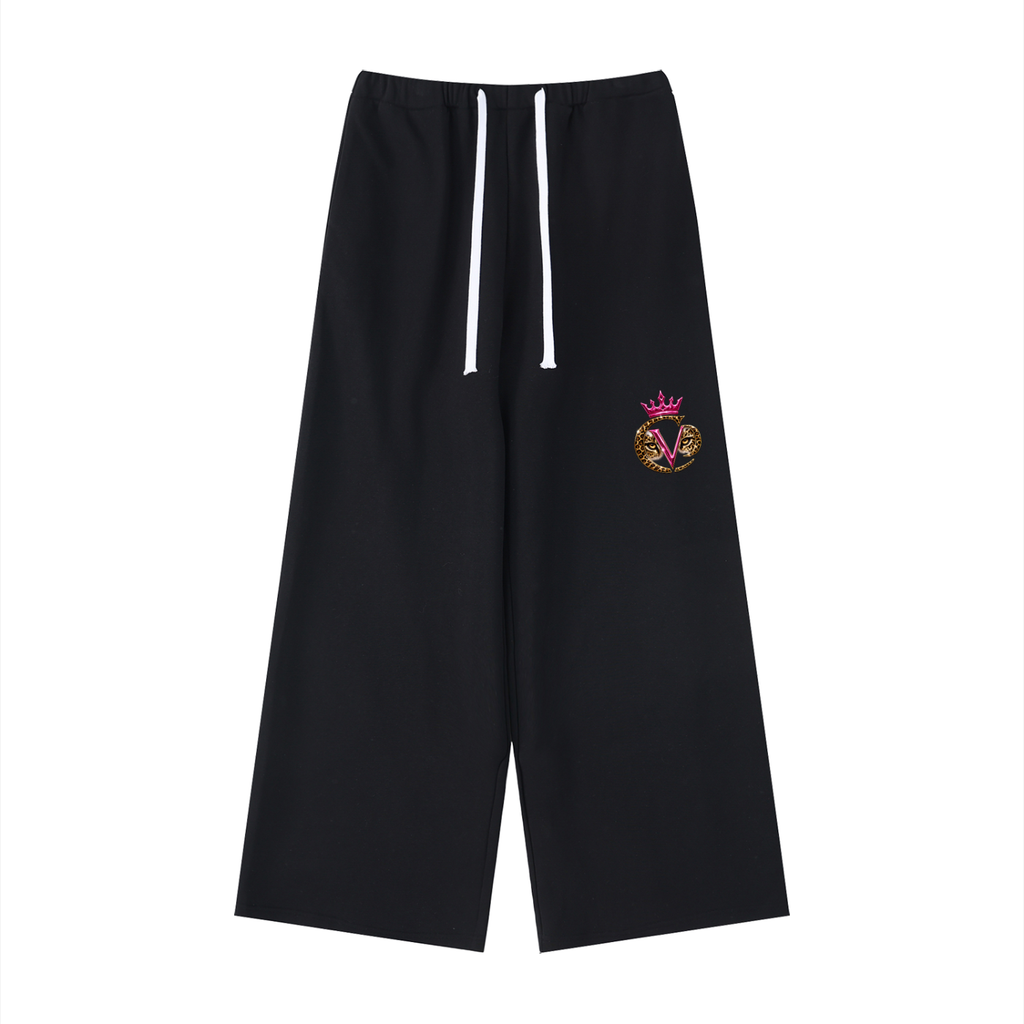 Women's Wide Leg Leopard CVD Sweatpants