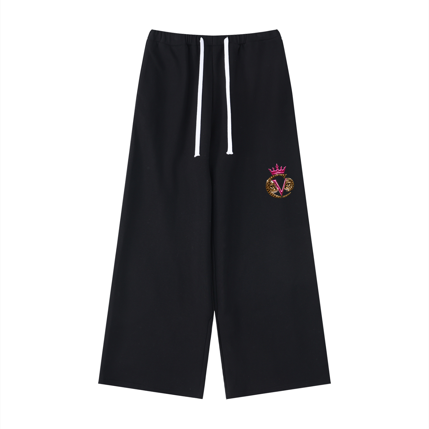 Women's Wide Leg Leopard CVD Sweatpants