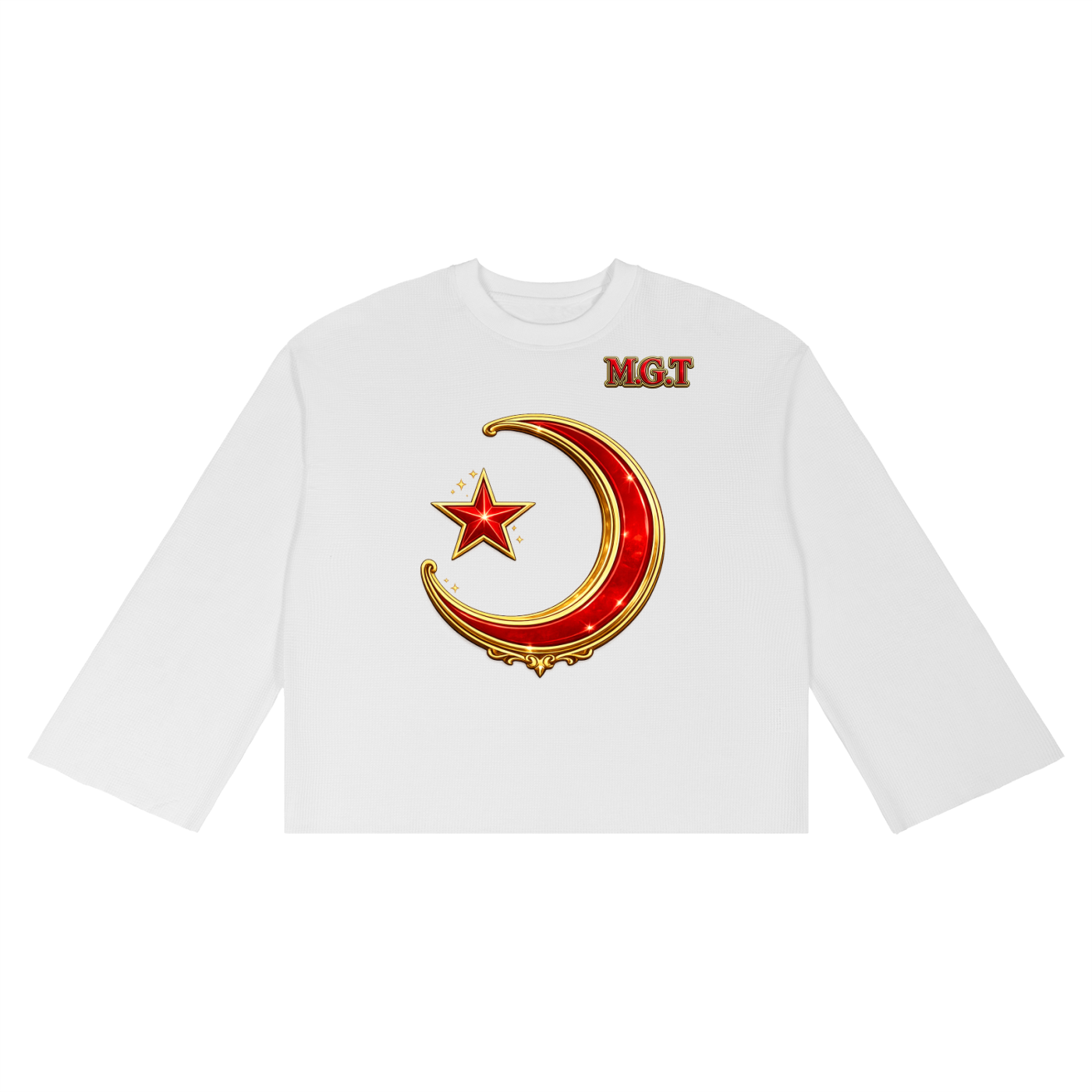 MGT VANGUARD Waffle Raw Edge T-Shirt