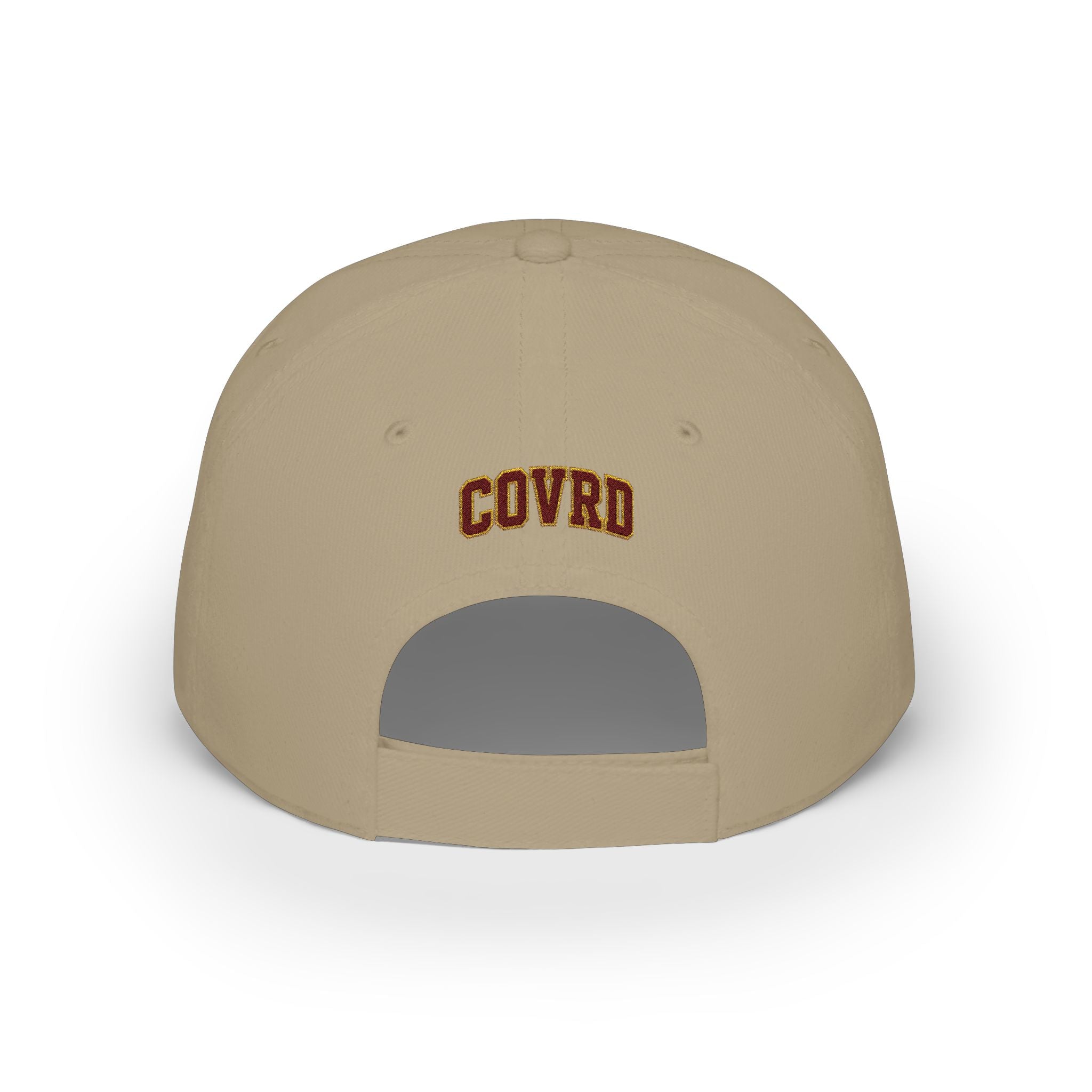 Crimson/Gold Crown "CVD" Logo Embroidered Low Profile Baseball Cap