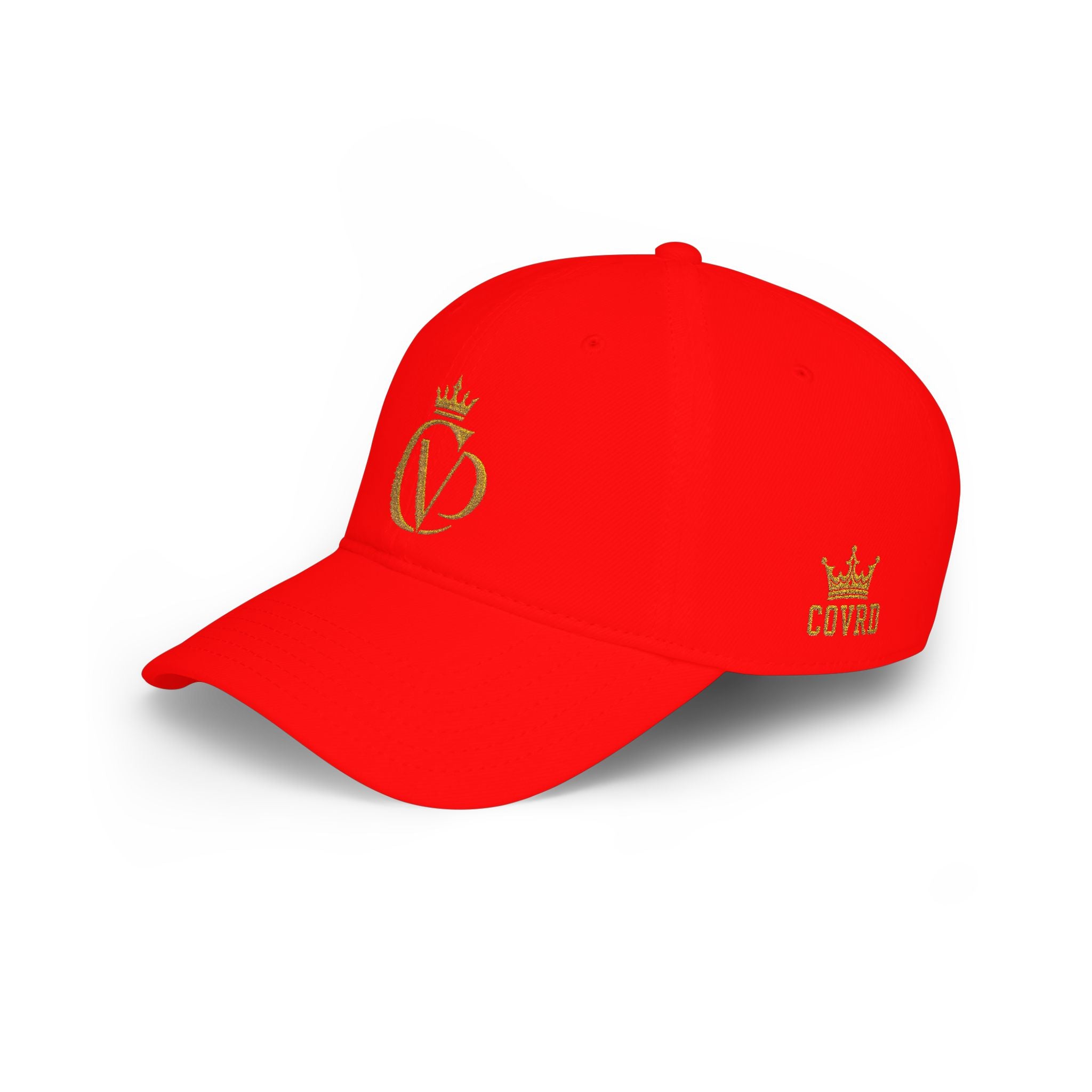 Gold Crown Embroidered CVD Logo Baseball Cap