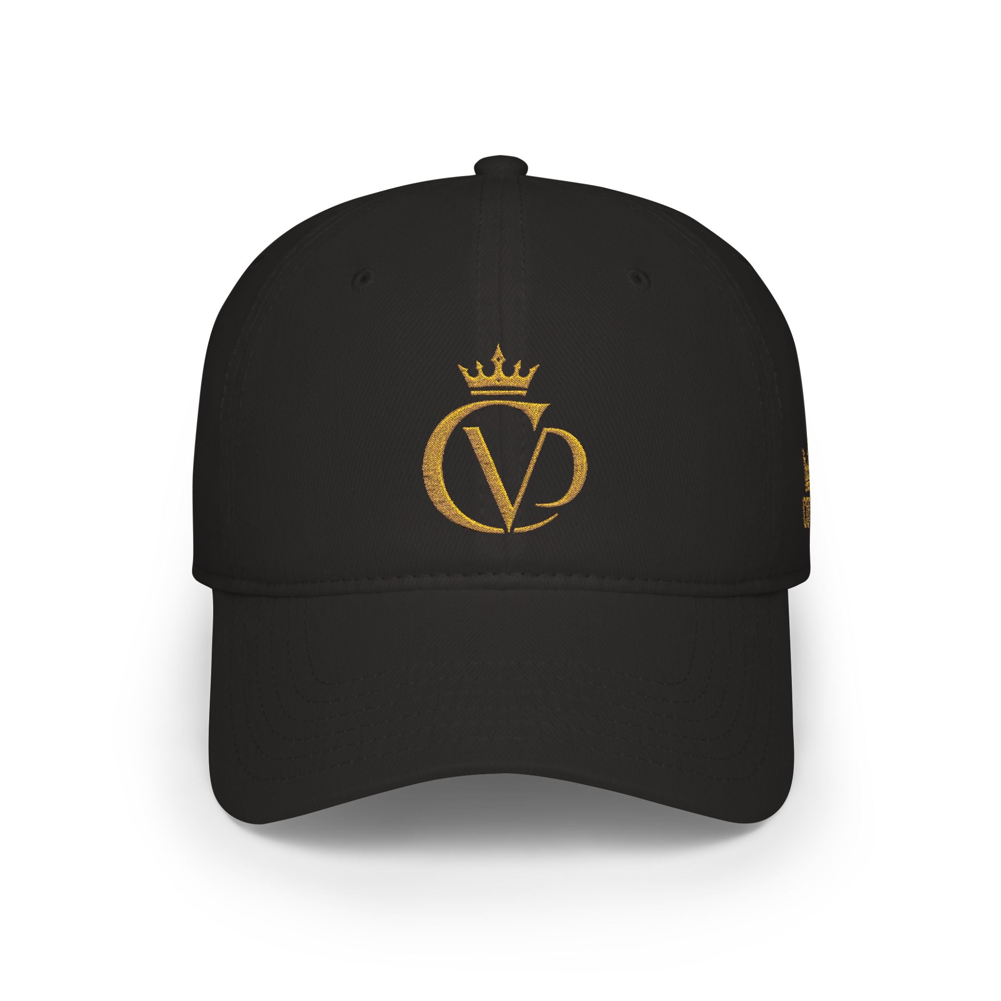 Gold Crown Embroidered CVD Logo Baseball Cap