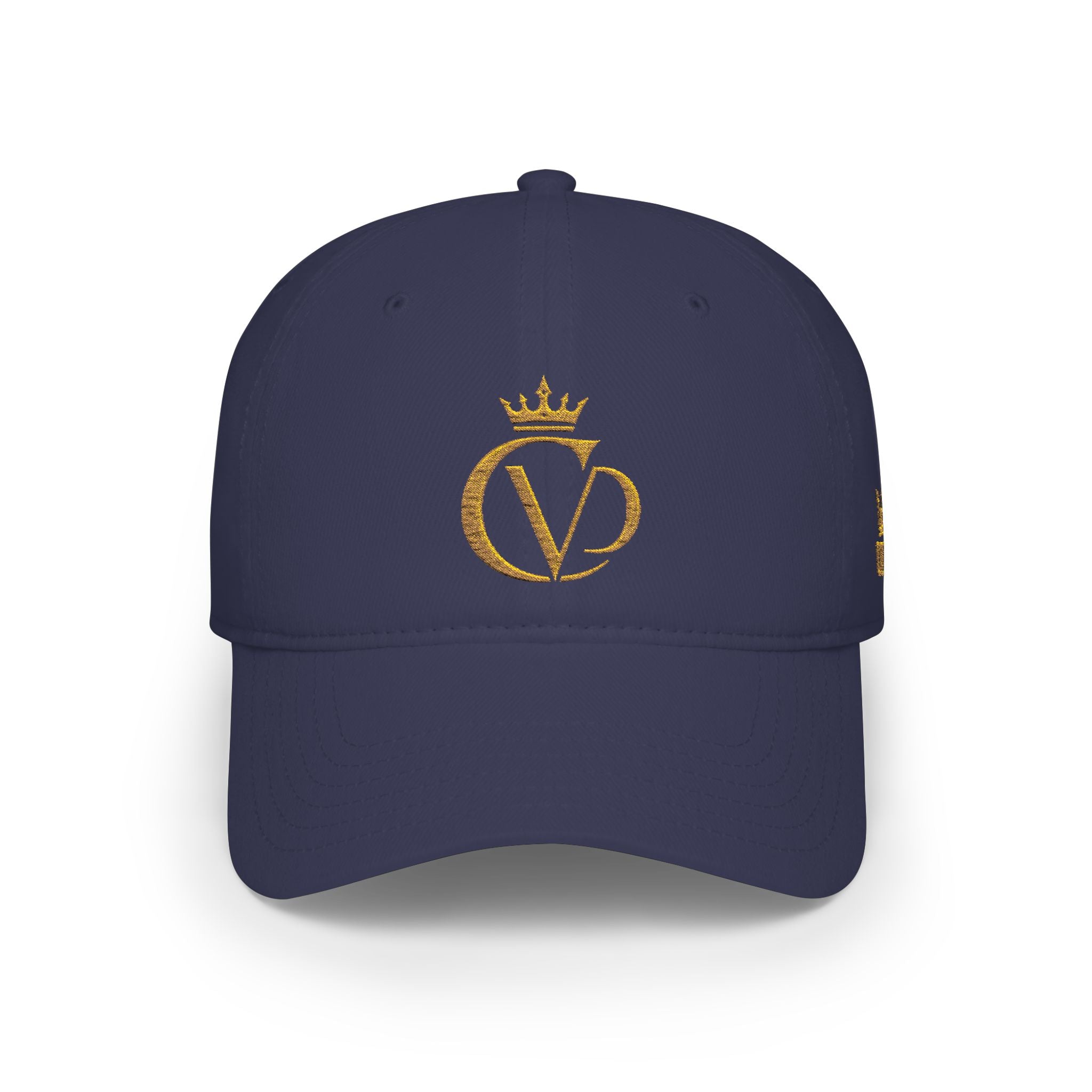 Gold Crown Embroidered CVD Logo Baseball Cap