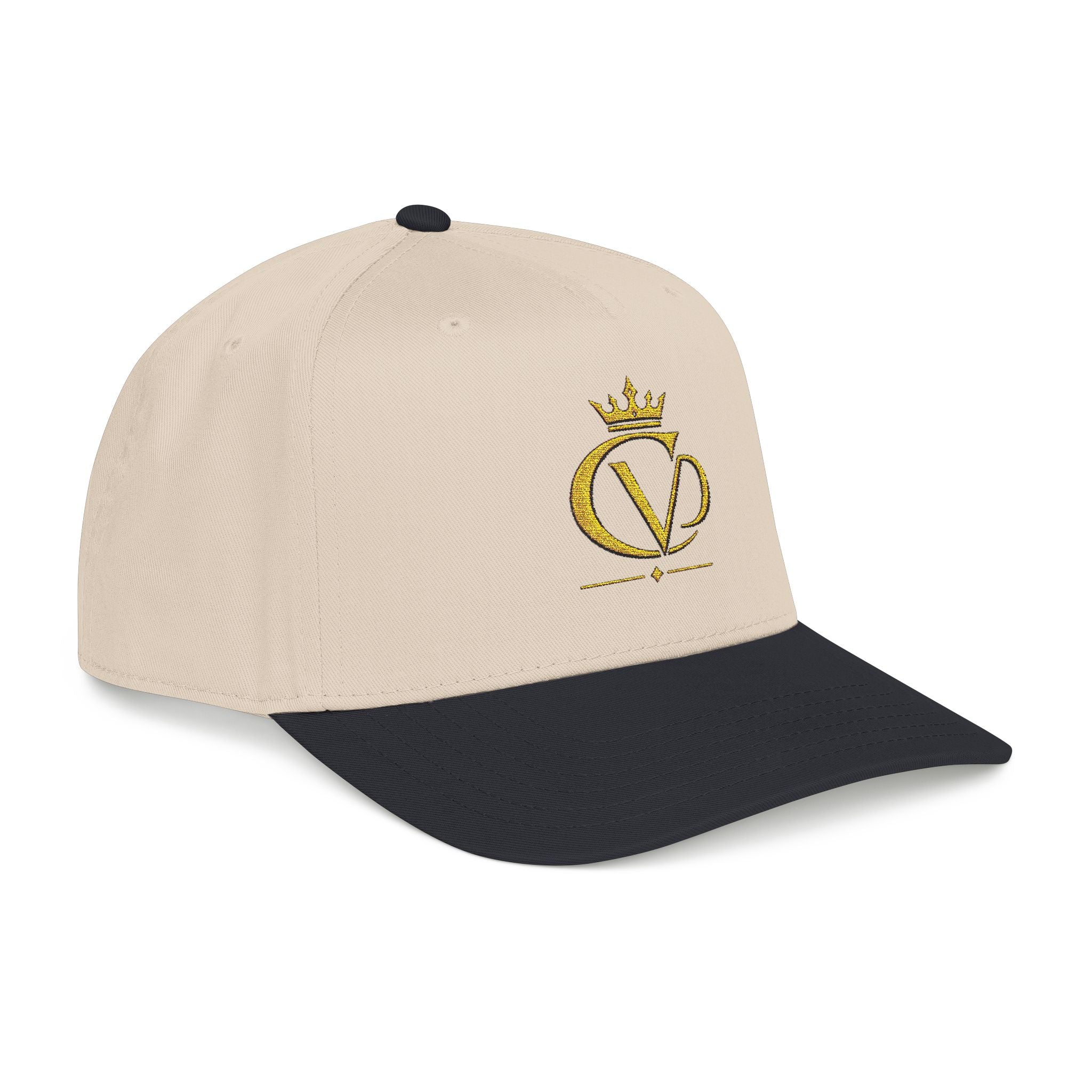 Gold Crown Embroidered CVD Logo Baseball Cap