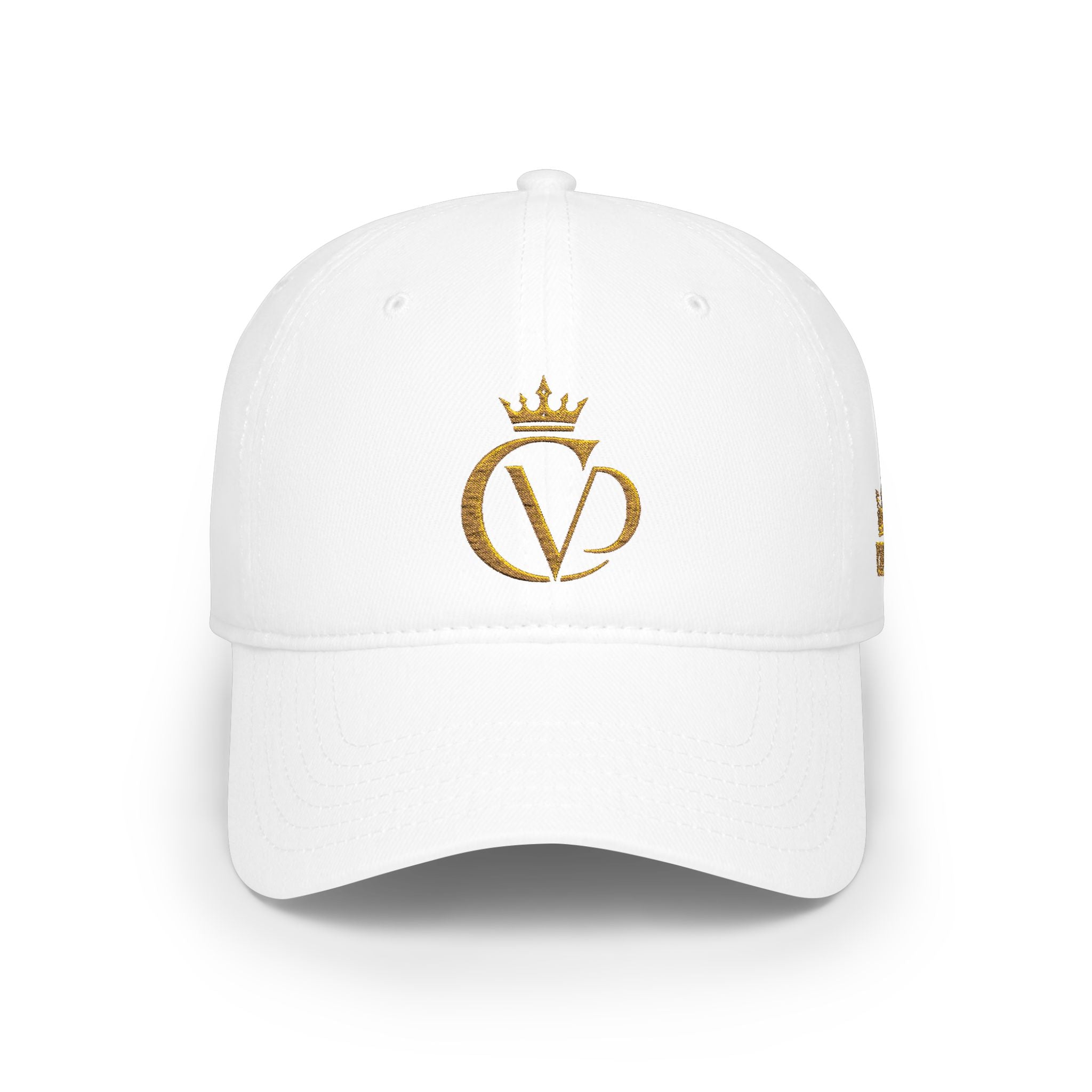 Gold Crown Embroidered CVD Logo Baseball Cap