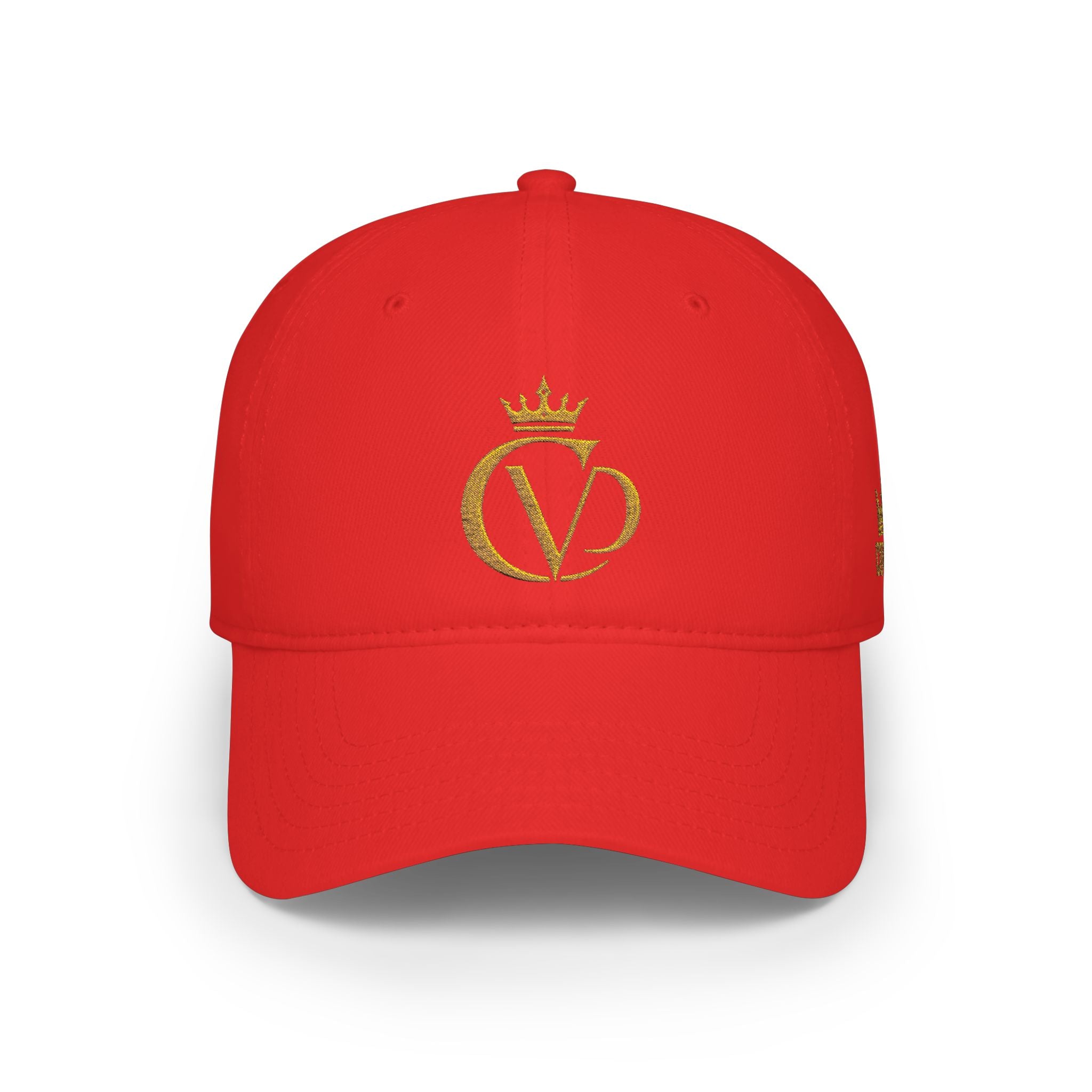 Gold Crown Embroidered CVD Logo Baseball Cap