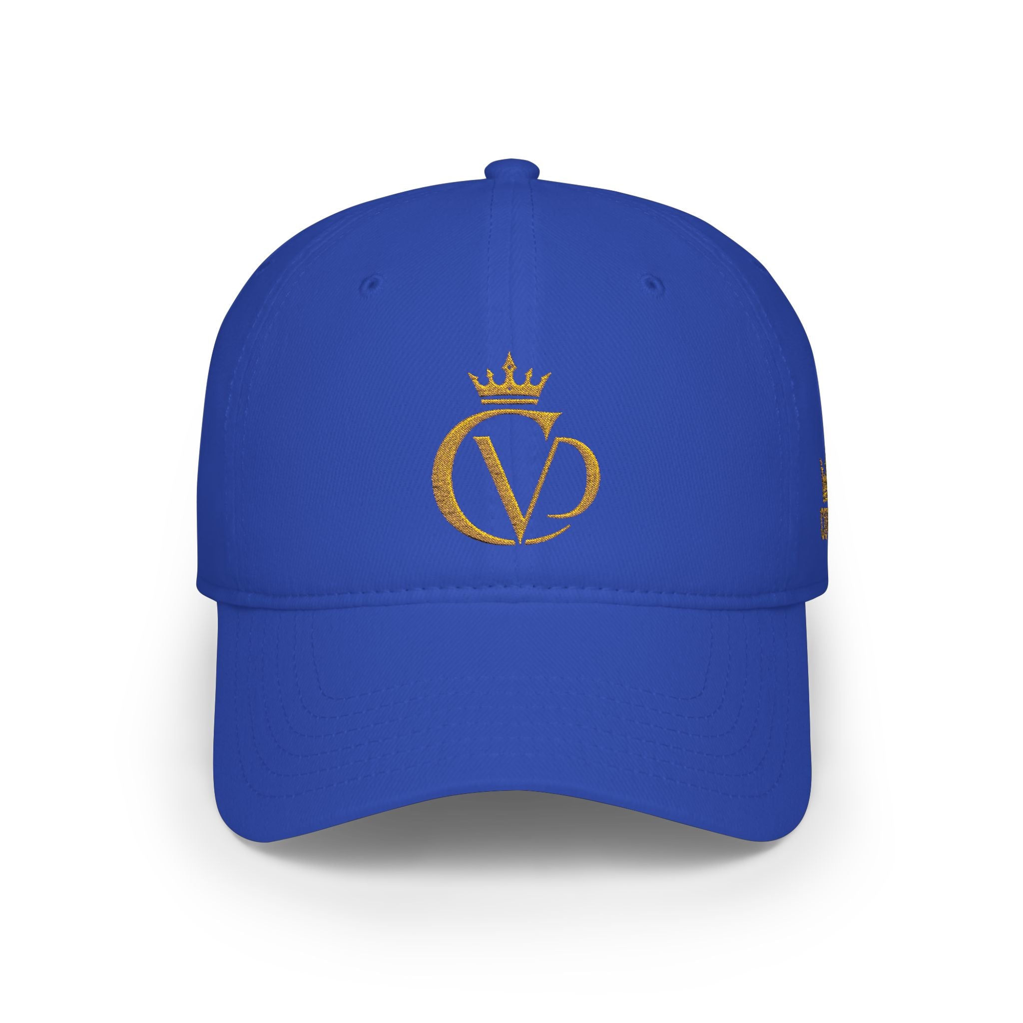 Gold Crown Embroidered CVD Logo Baseball Cap