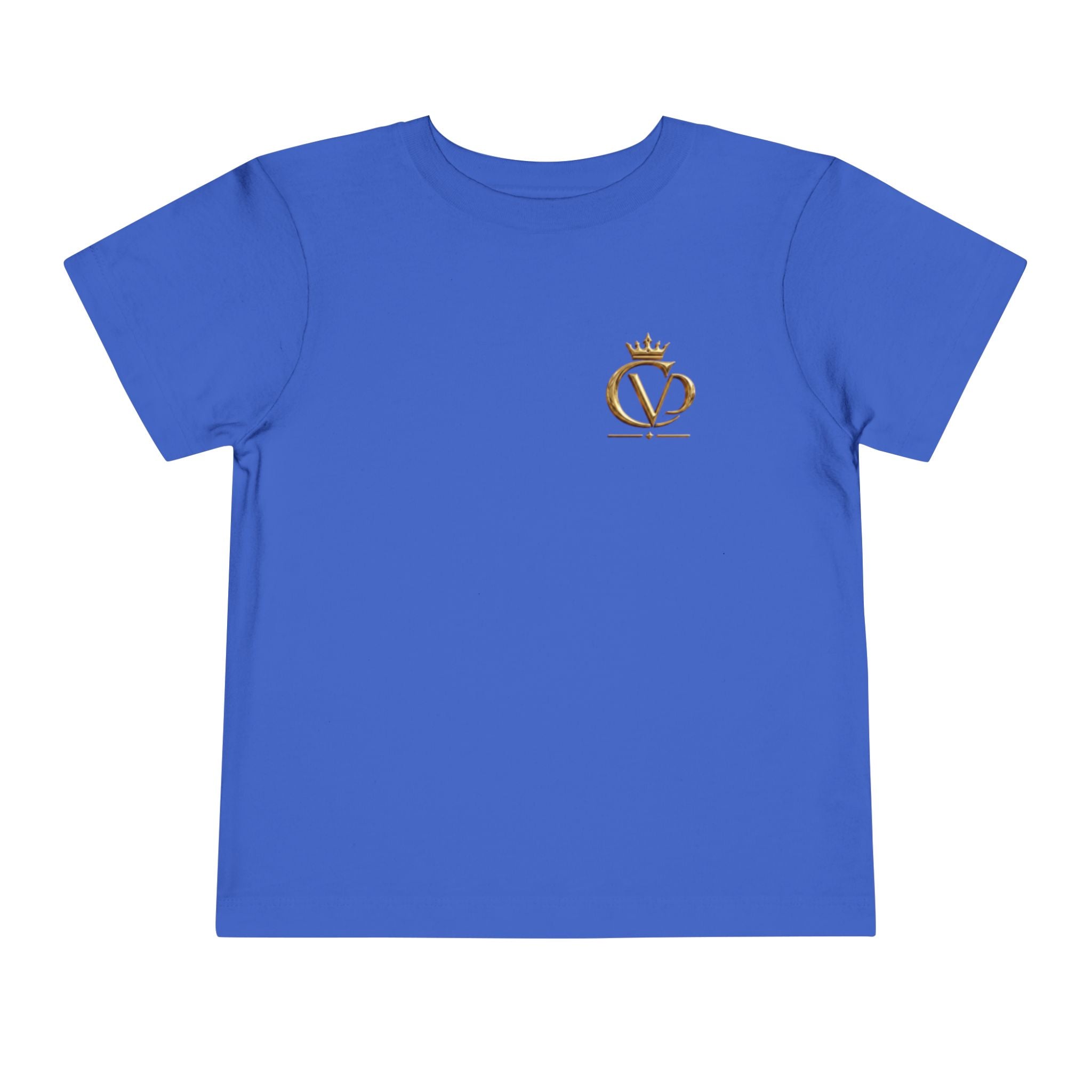 Metallic Gold "COVRD by GOD" Toddler Tee