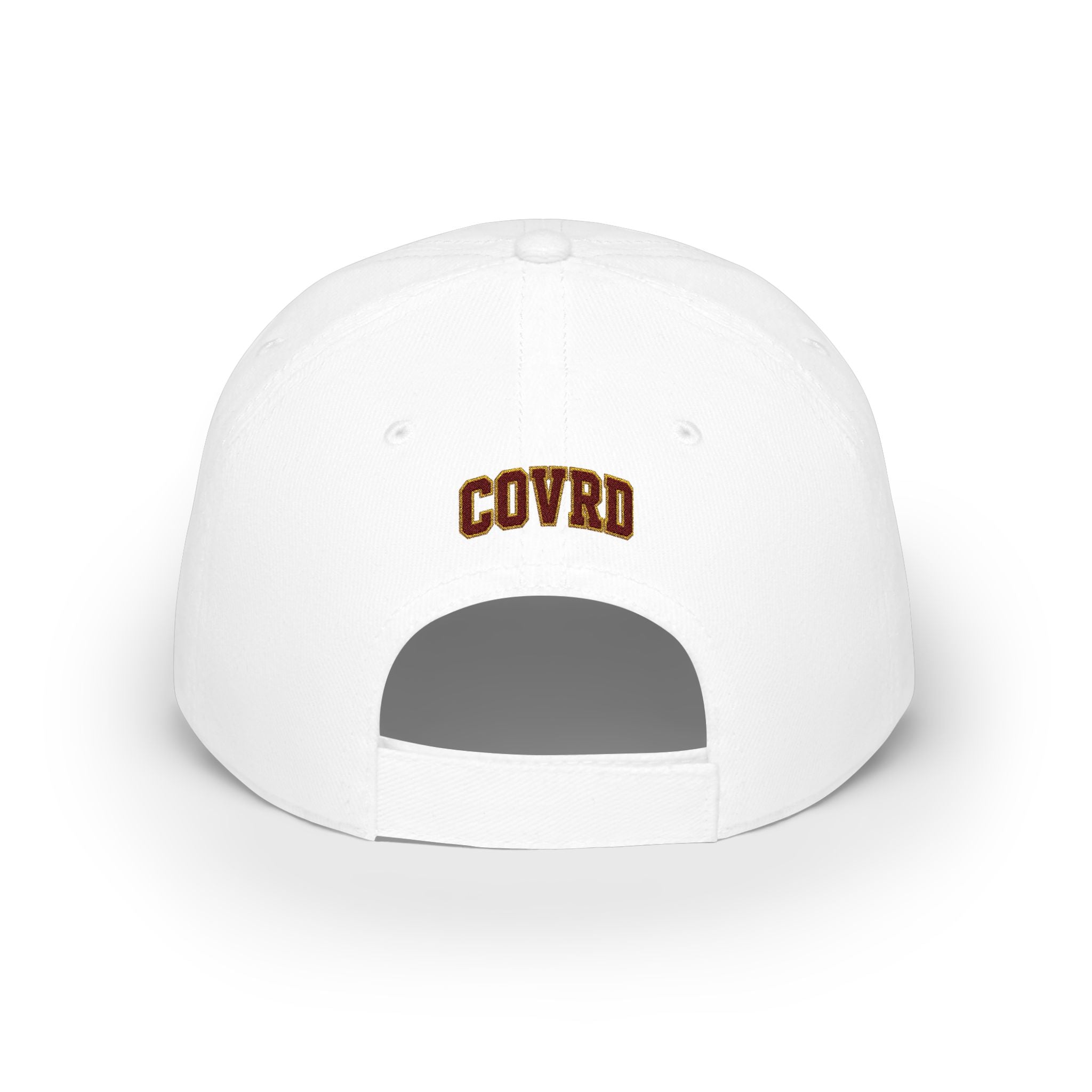 Crimson/Gold Crown "CVD" Logo Embroidered Low Profile Baseball Cap