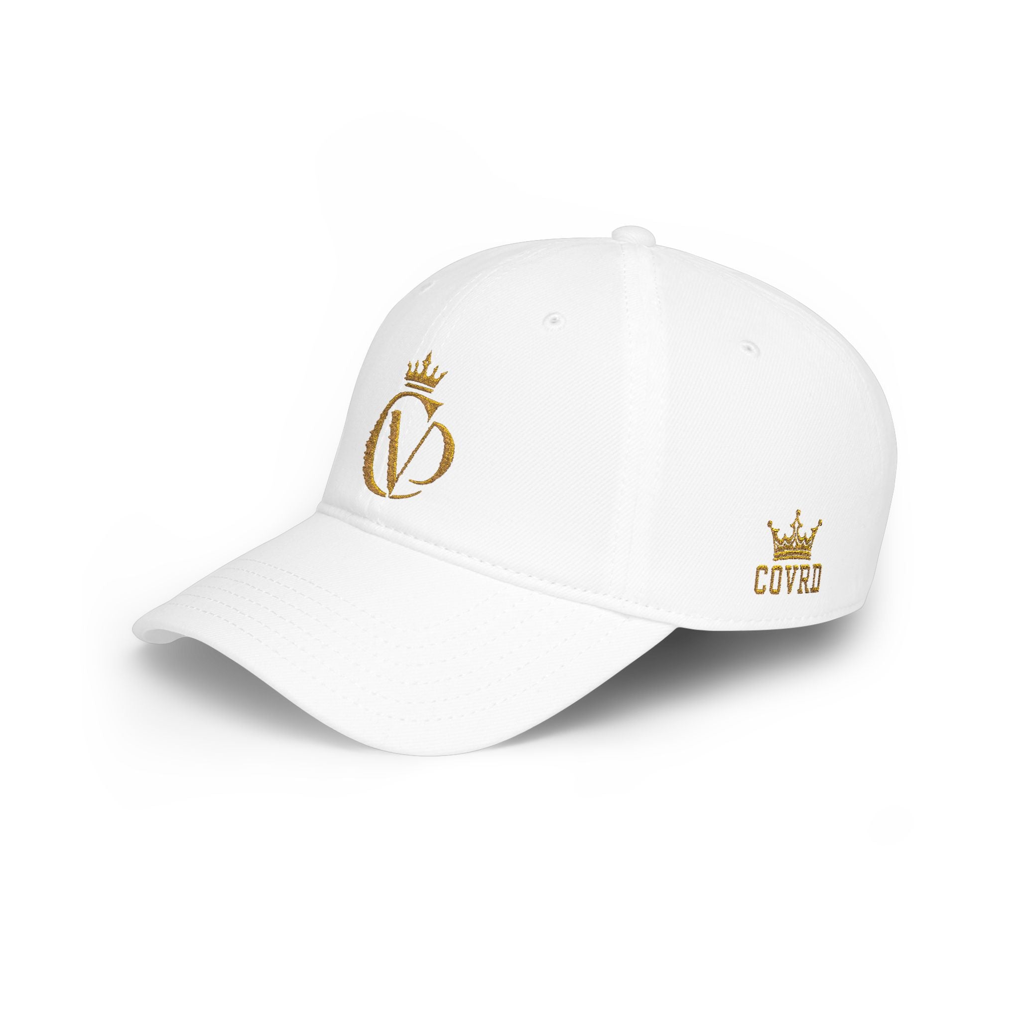 Gold Crown Embroidered CVD Logo Baseball Cap