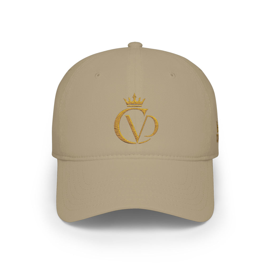 Gold Crown Embroidered CVD Logo Baseball Cap