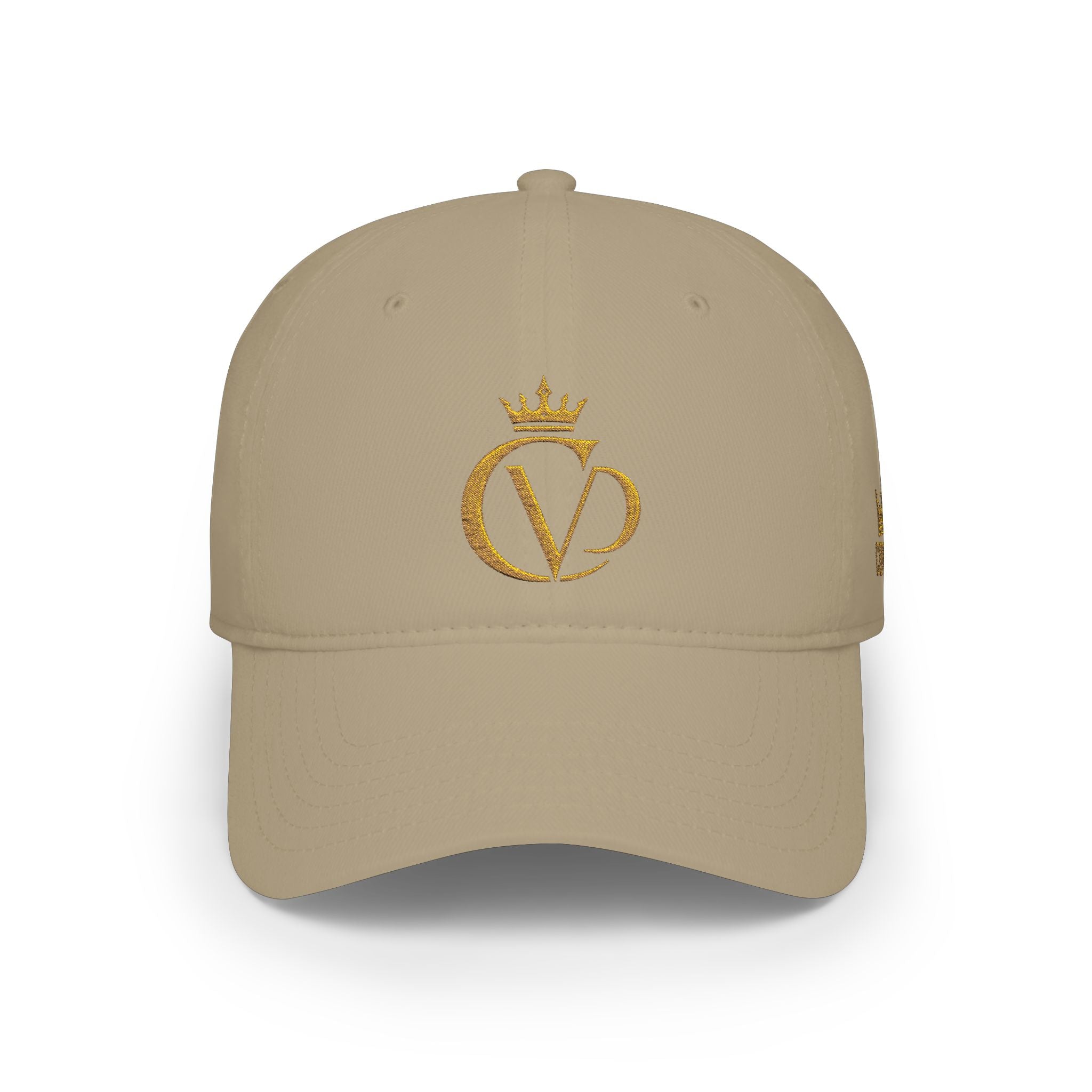 Gold Crown Embroidered CVD Logo Baseball Cap