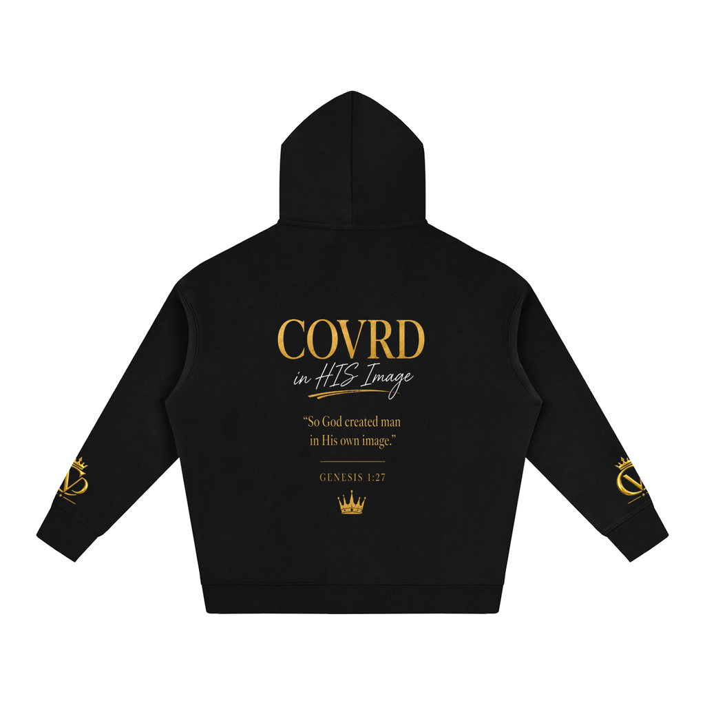 "COVRD in HIS Image" Oversize Fleeced Hoodie