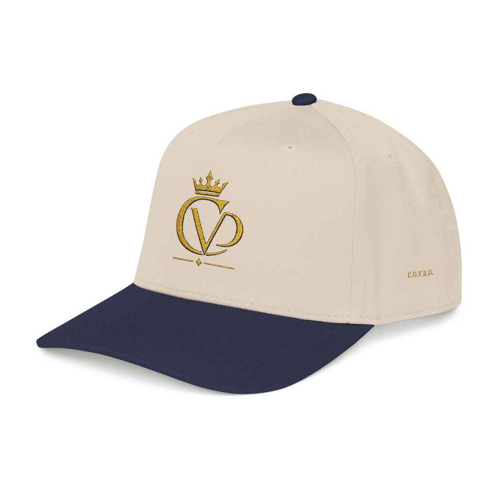Gold Crown Embroidered CVD Logo Baseball Cap