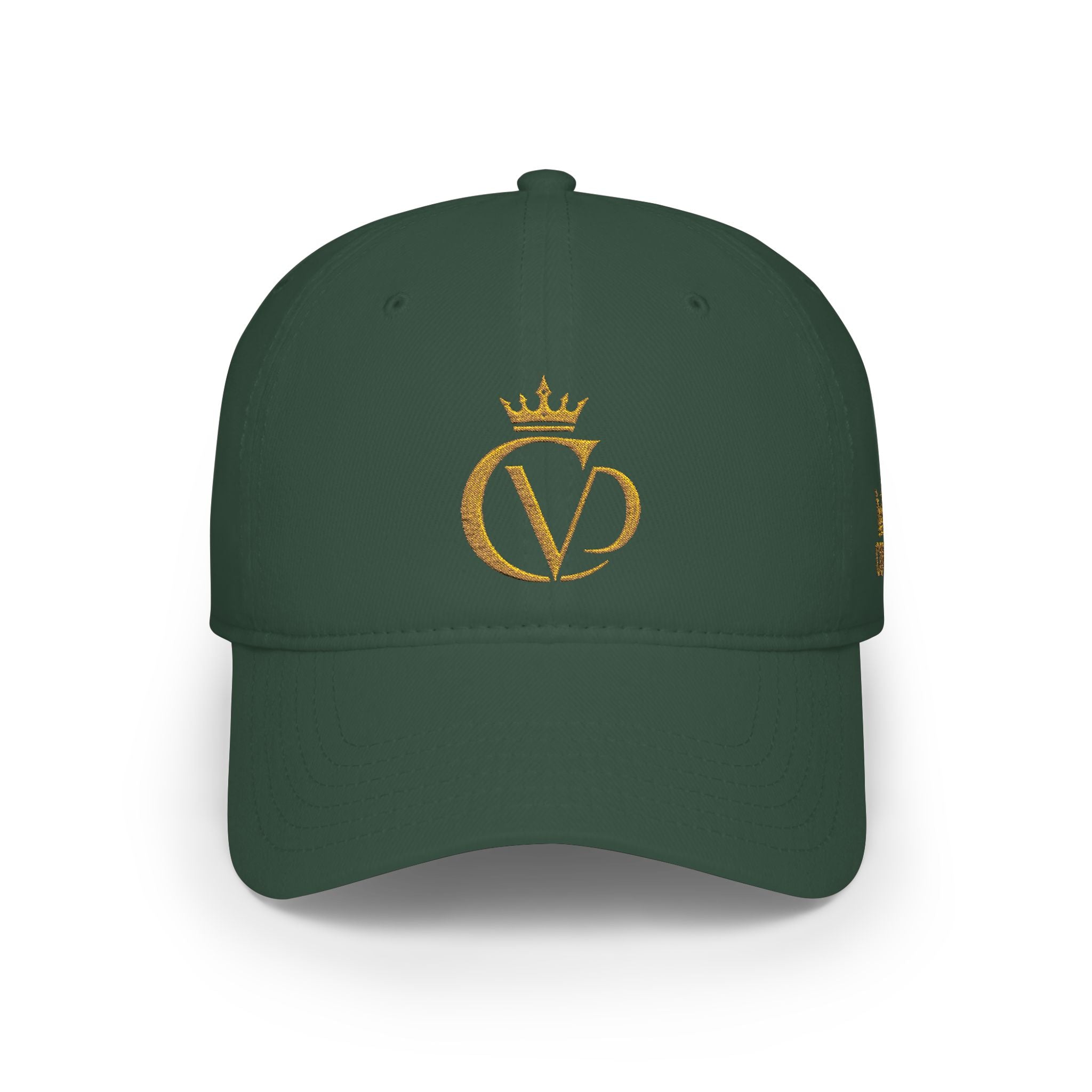 Gold Crown Embroidered CVD Logo Baseball Cap