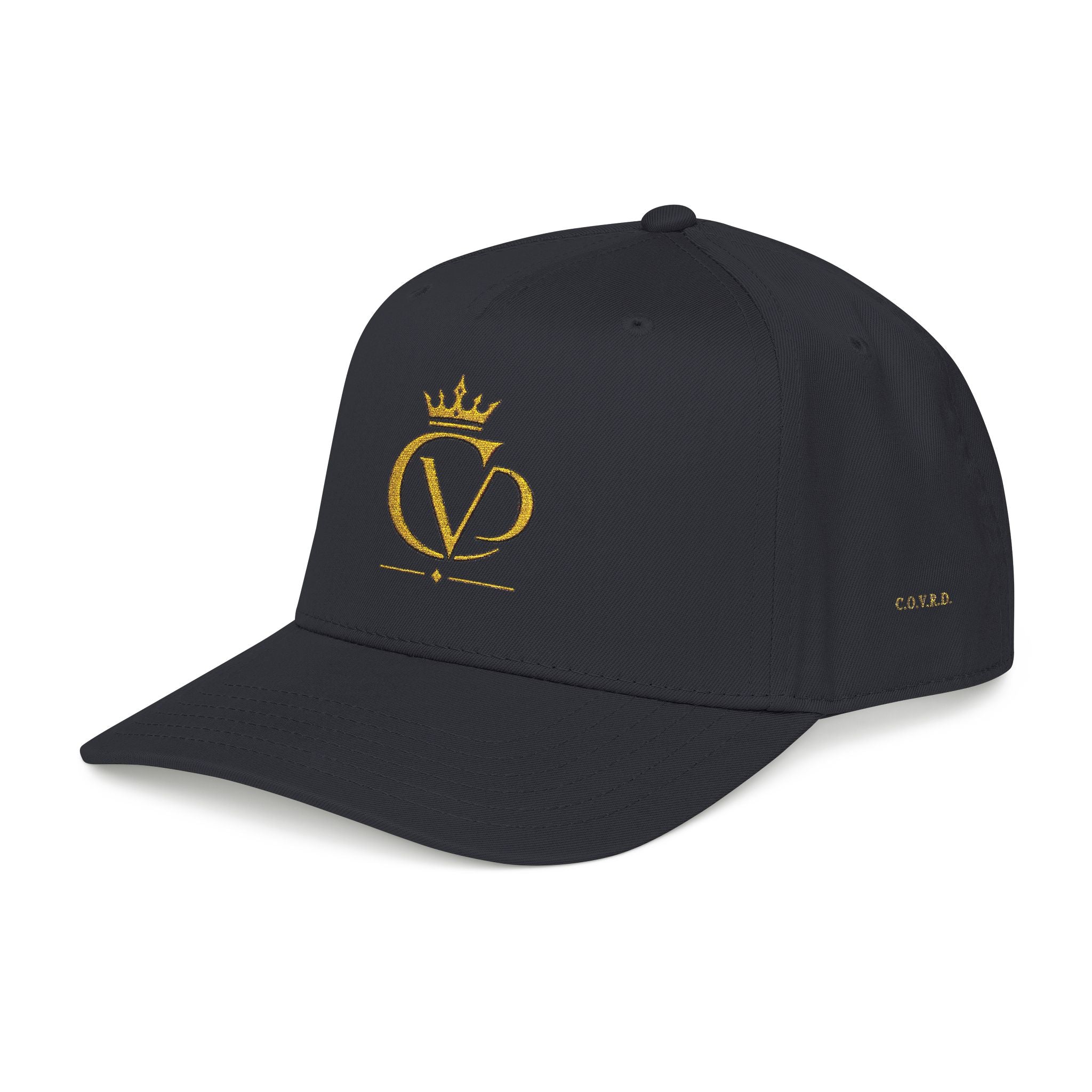 Gold Crown Embroidered CVD Logo Baseball Cap