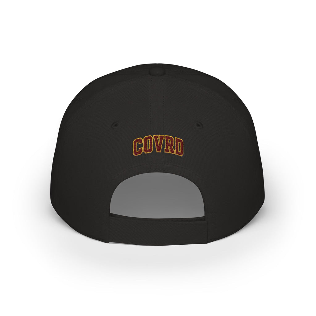 Crimson/Gold Crown "CVD" Logo Embroidered Low Profile Baseball Cap