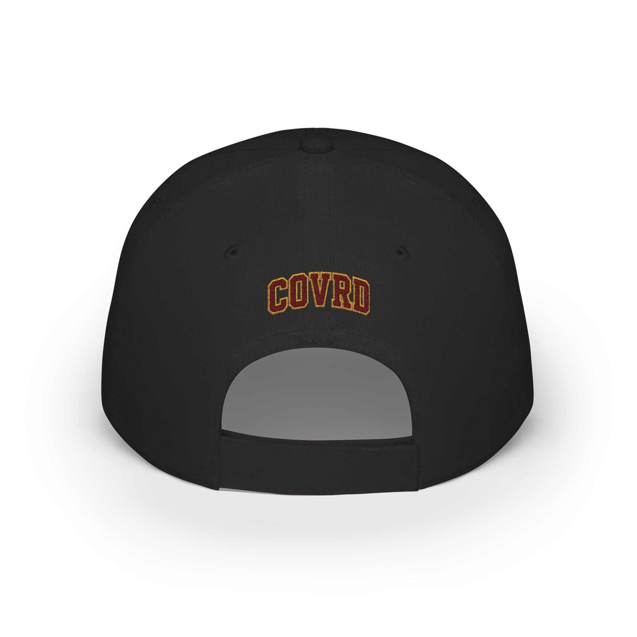 Crimson/Gold Crown "CVD" Logo Embroidered Low Profile Baseball Cap