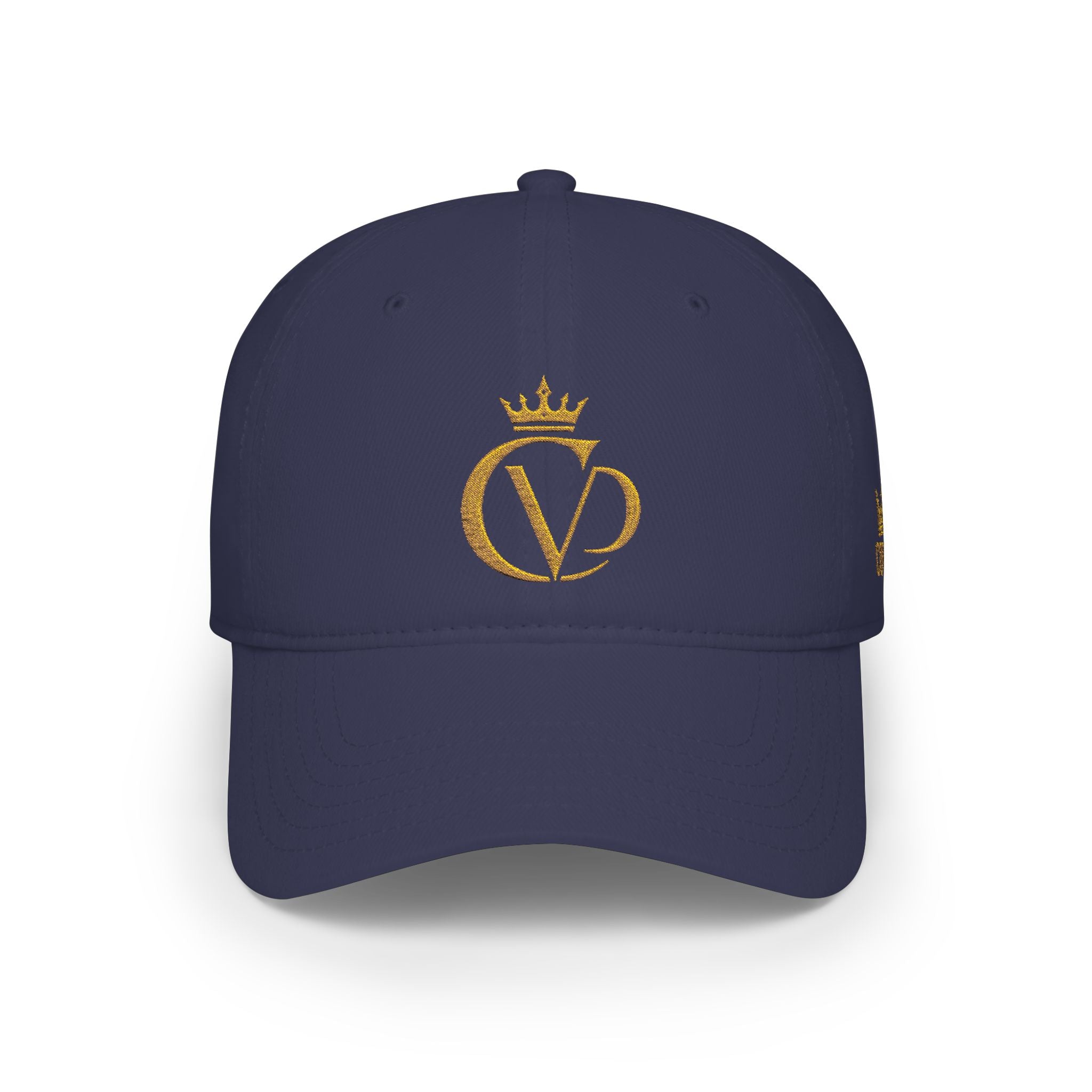 Gold Crown Embroidered CVD Logo Baseball Cap