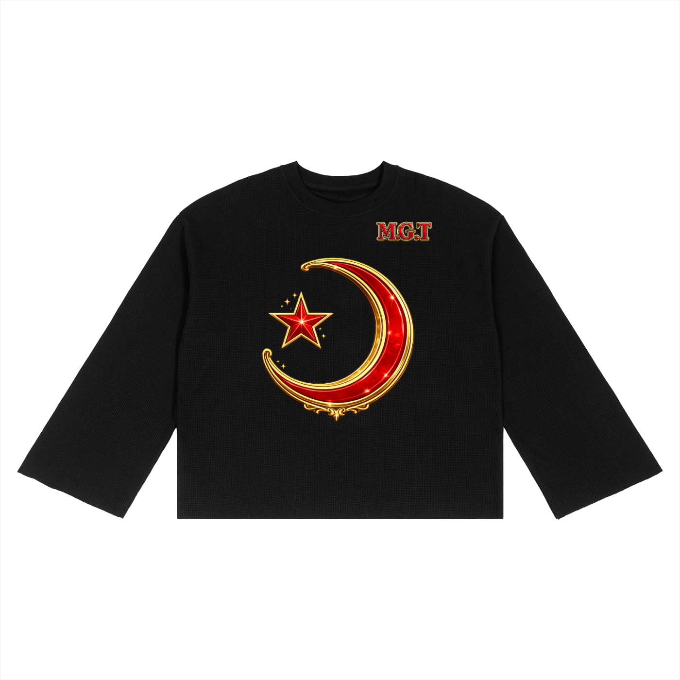 MGT VANGUARD Waffle Raw Edge T-Shirt