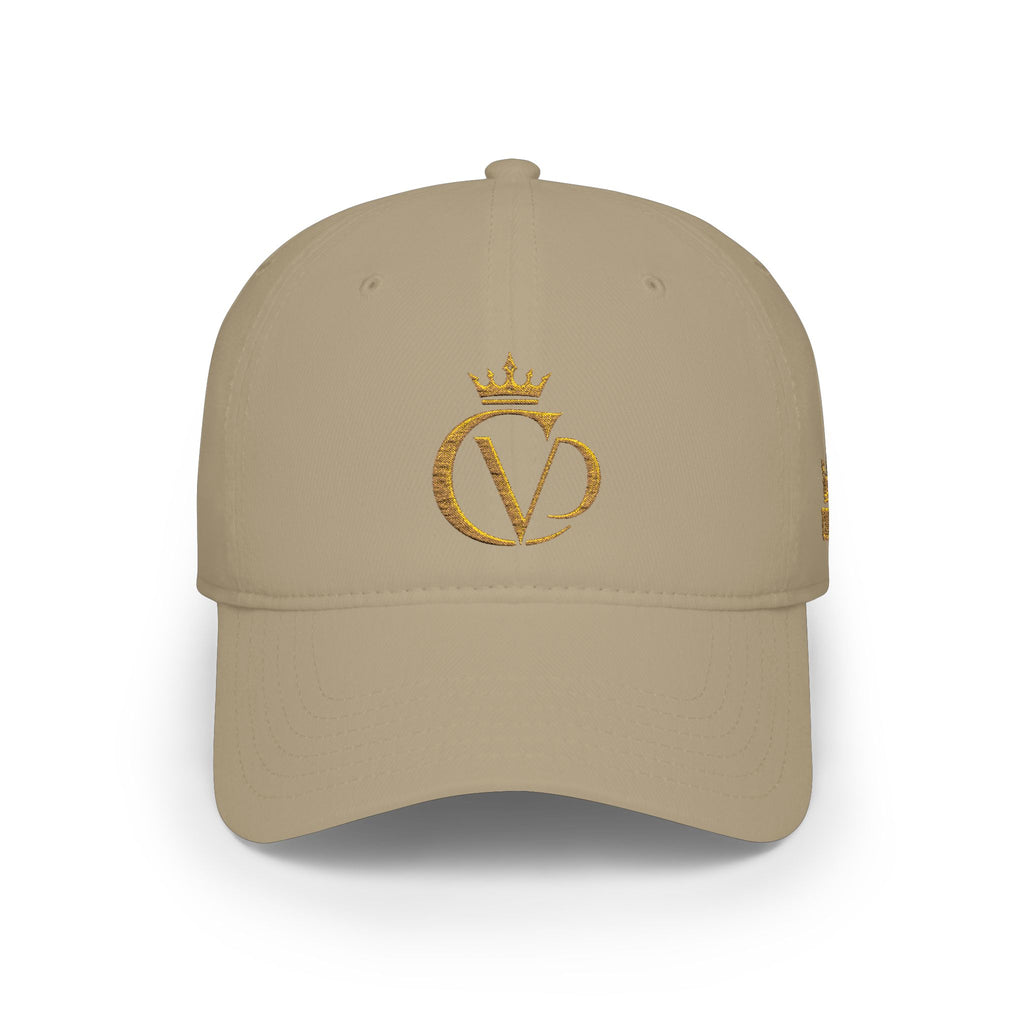 Gold Crown Embroidered CVD Logo Baseball Cap