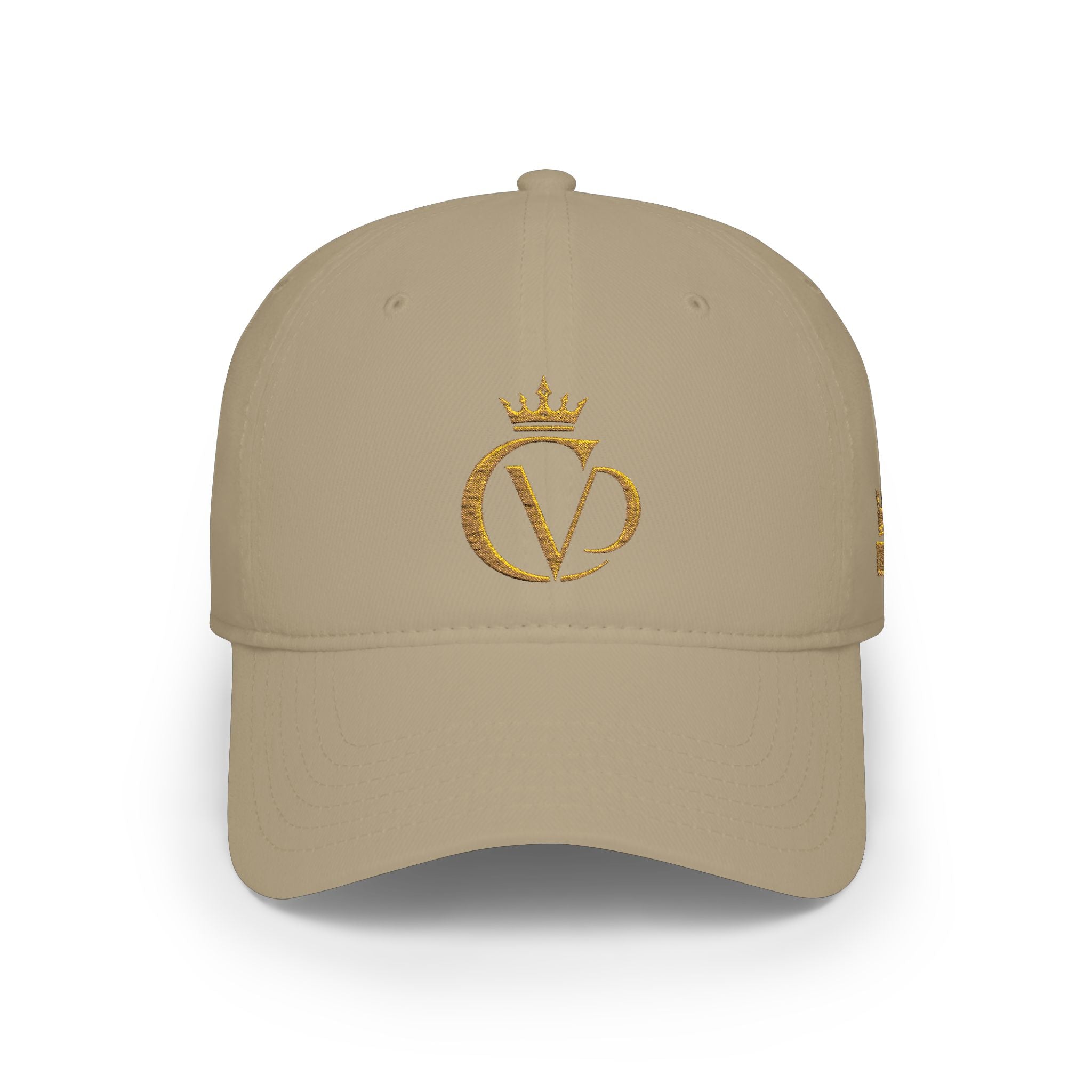 Gold Crown Embroidered CVD Logo Baseball Cap