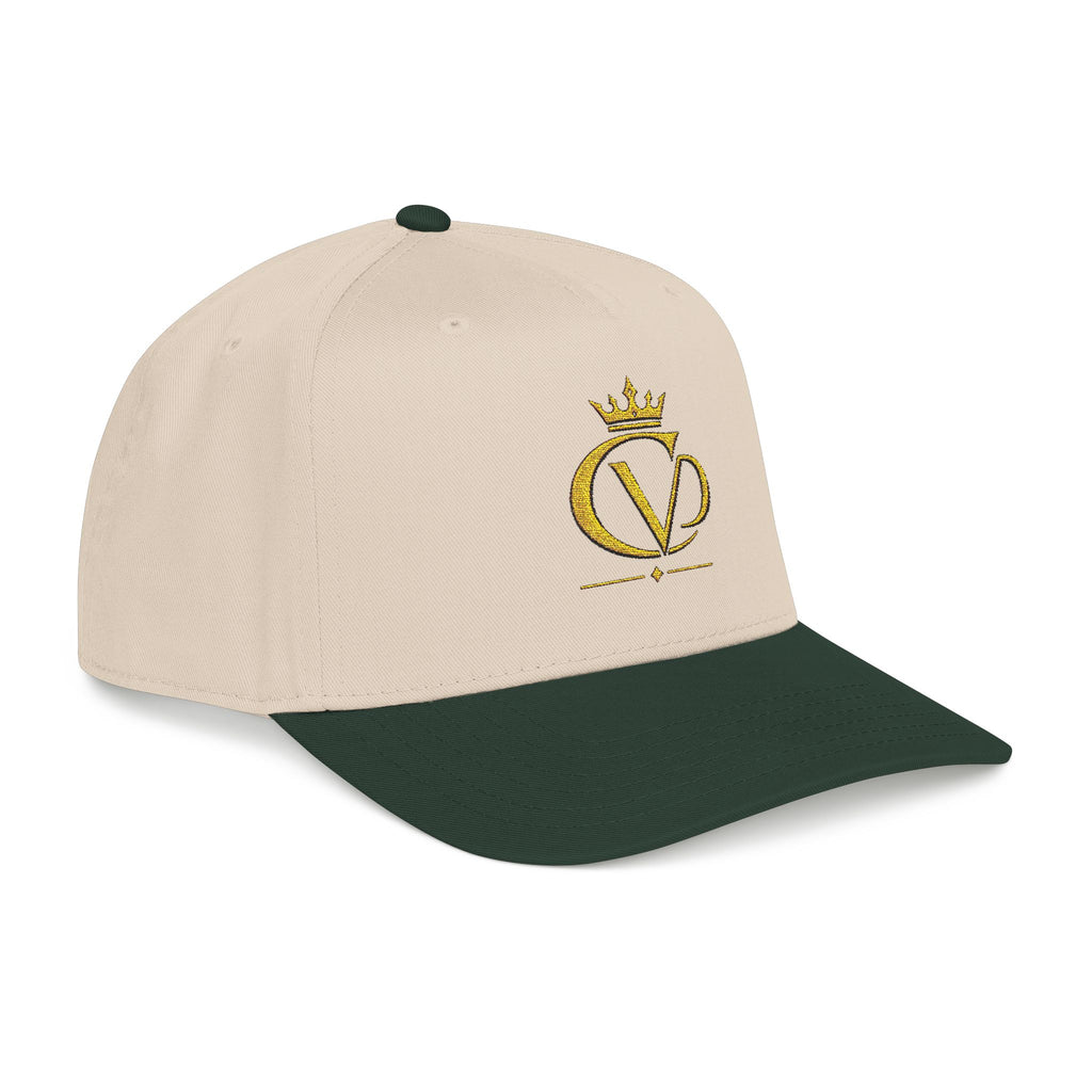 Gold Crown Embroidered CVD Logo Baseball Cap