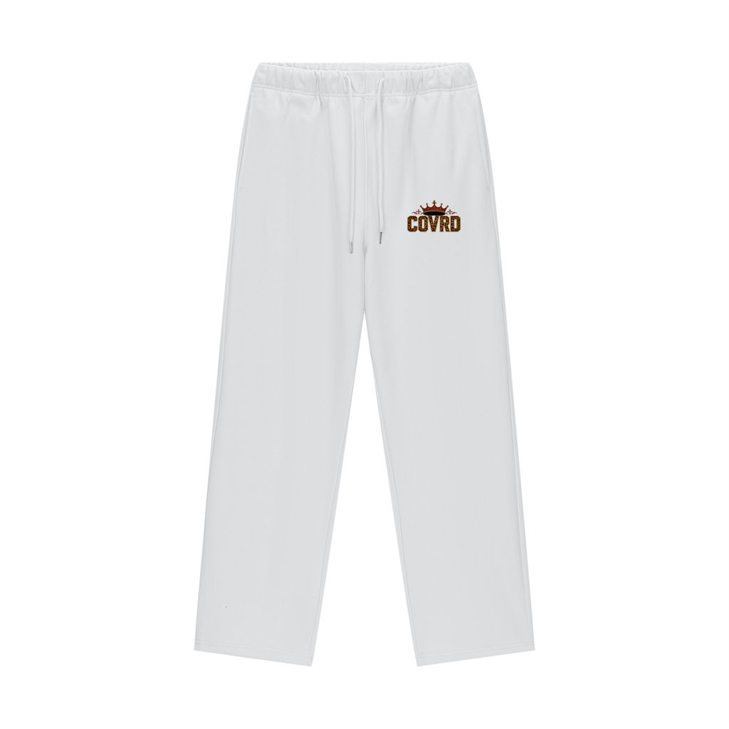 Premium Leopard Print COVRD Straight Leg Pants