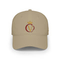 Crimson/Gold Crown "CVD" Logo Embroidered Low Profile Baseball Cap