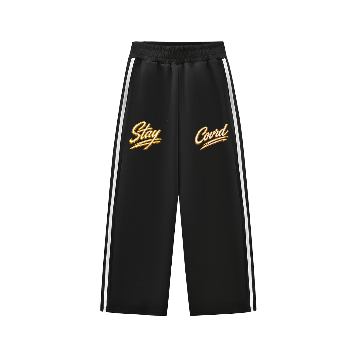 STAY COVRD "Fruit of My Parents" Boys Contrast Tape Sweatpants Set