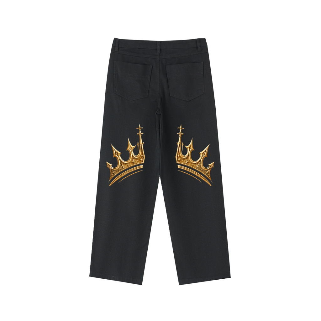 COVRD Men 100% Cotton Straight-Leg Pants