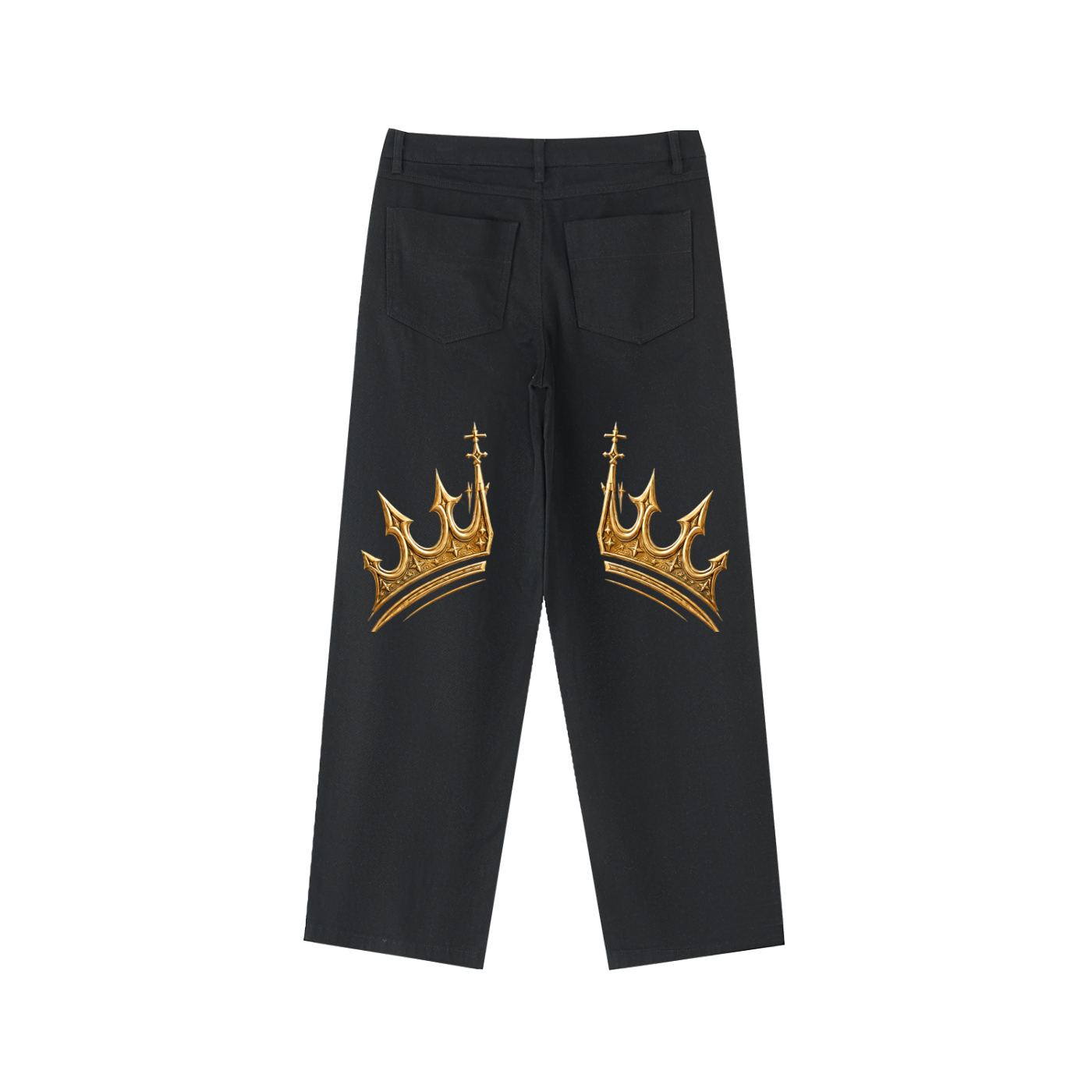 COVRD Men 100% Cotton Straight-Leg Pants