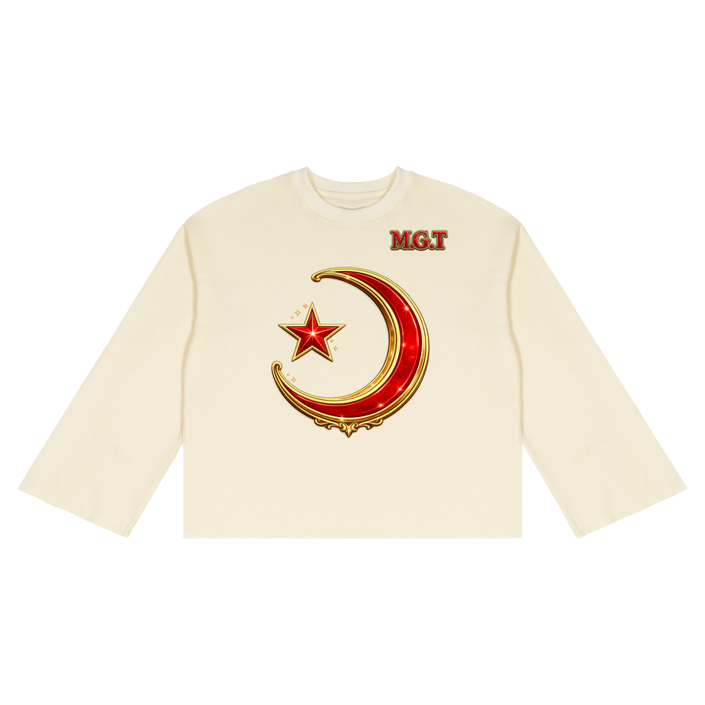 MGT VANGUARD Waffle Raw Edge T-Shirt