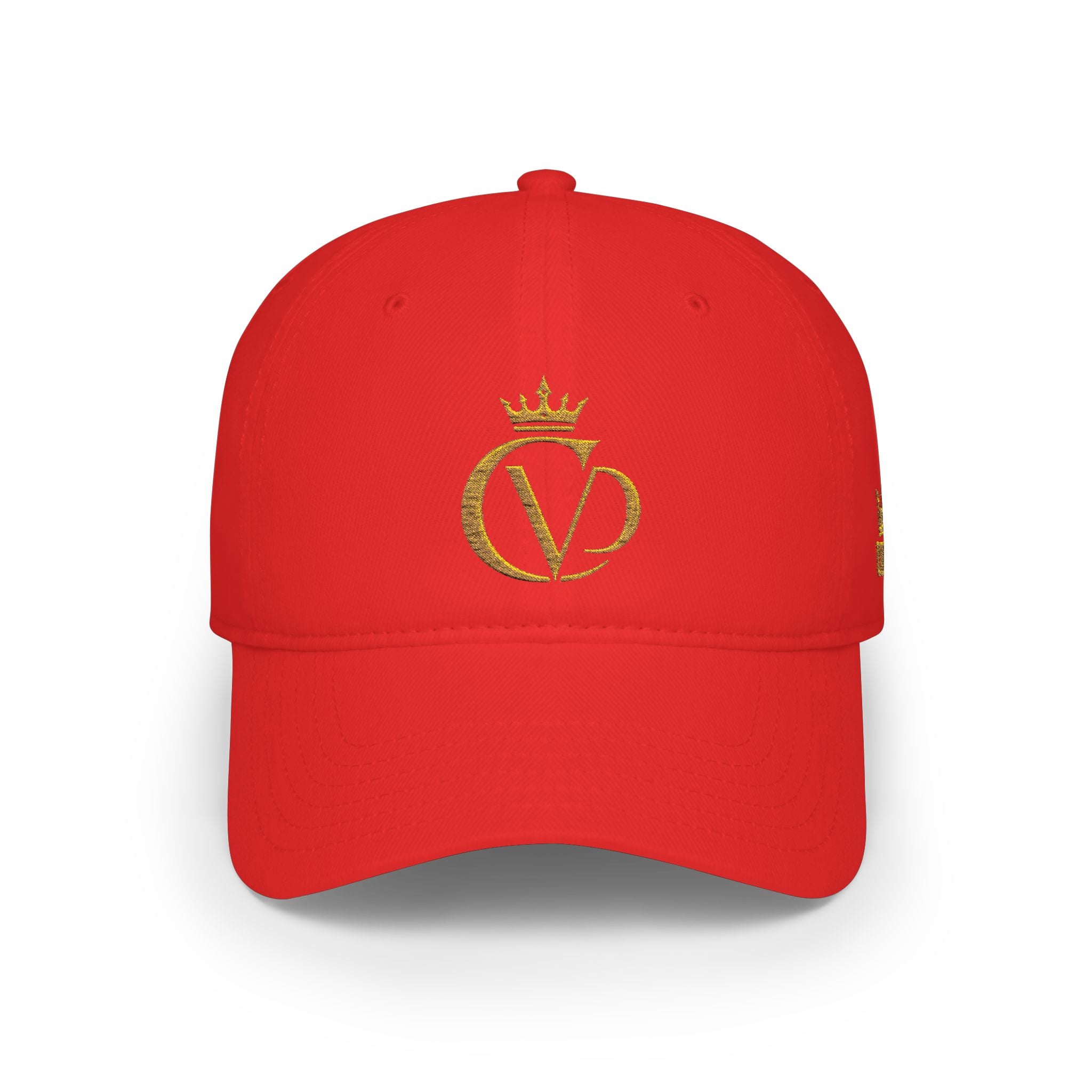 Gold Crown Embroidered CVD Logo Baseball Cap