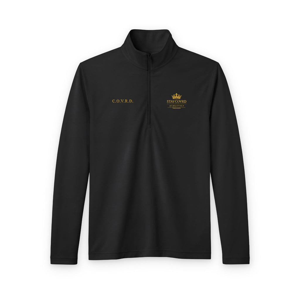 Stay COVRD Athletics Embroidered Quarter-Zip Sports Pullover