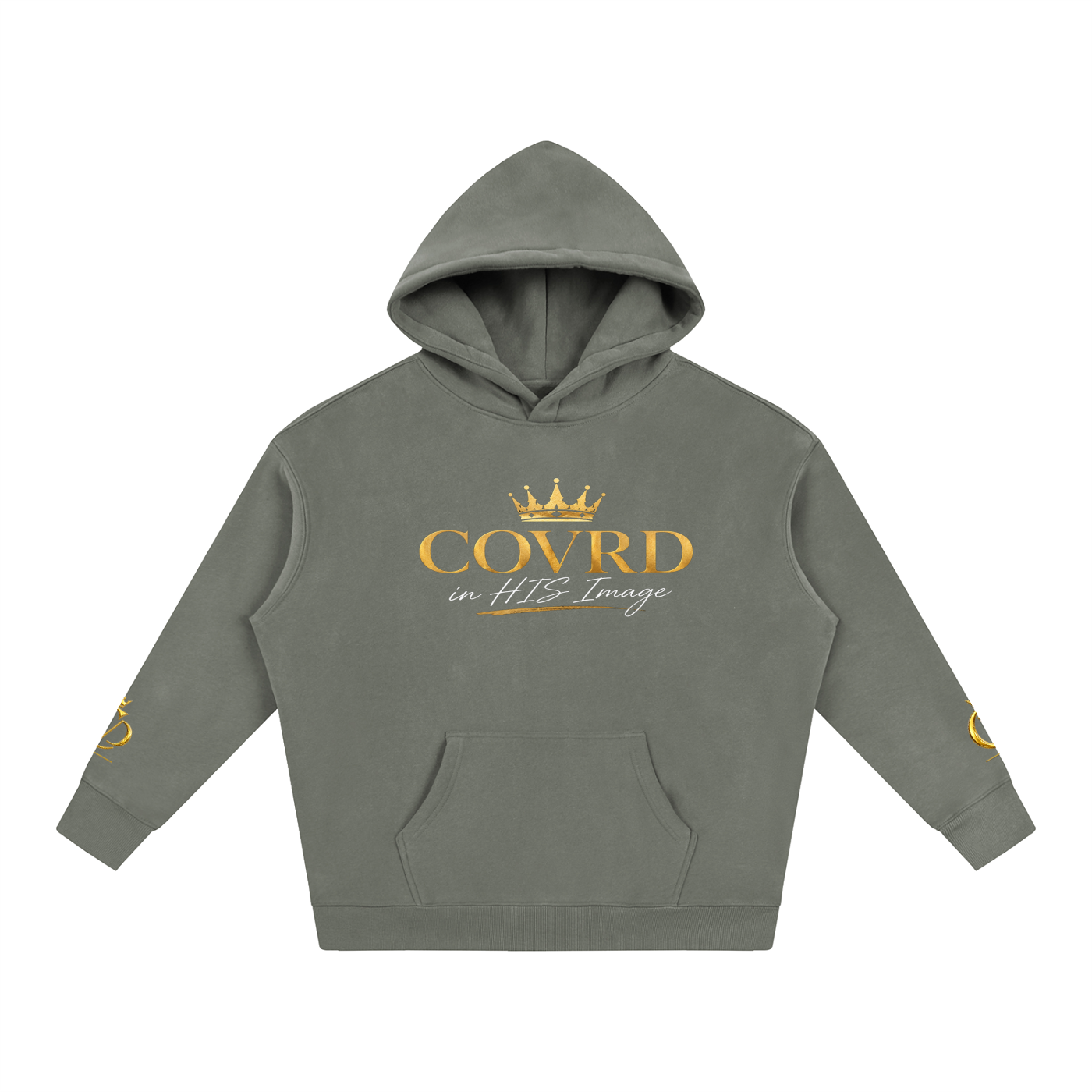 "COVRD in HIS Image" Oversize Fleeced Hoodie