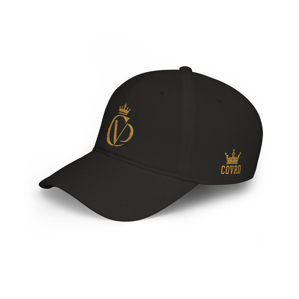 Gold Crown Embroidered CVD Logo Baseball Cap