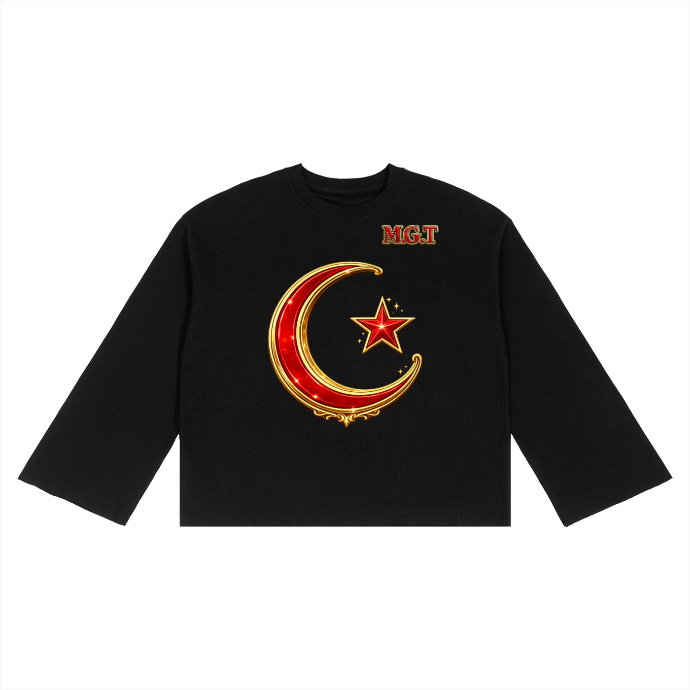 MGT VANGUARD Waffle Raw Edge T-Shirt
