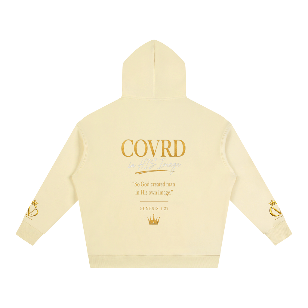 "COVRD in HIS Image" Oversize Fleeced Hoodie