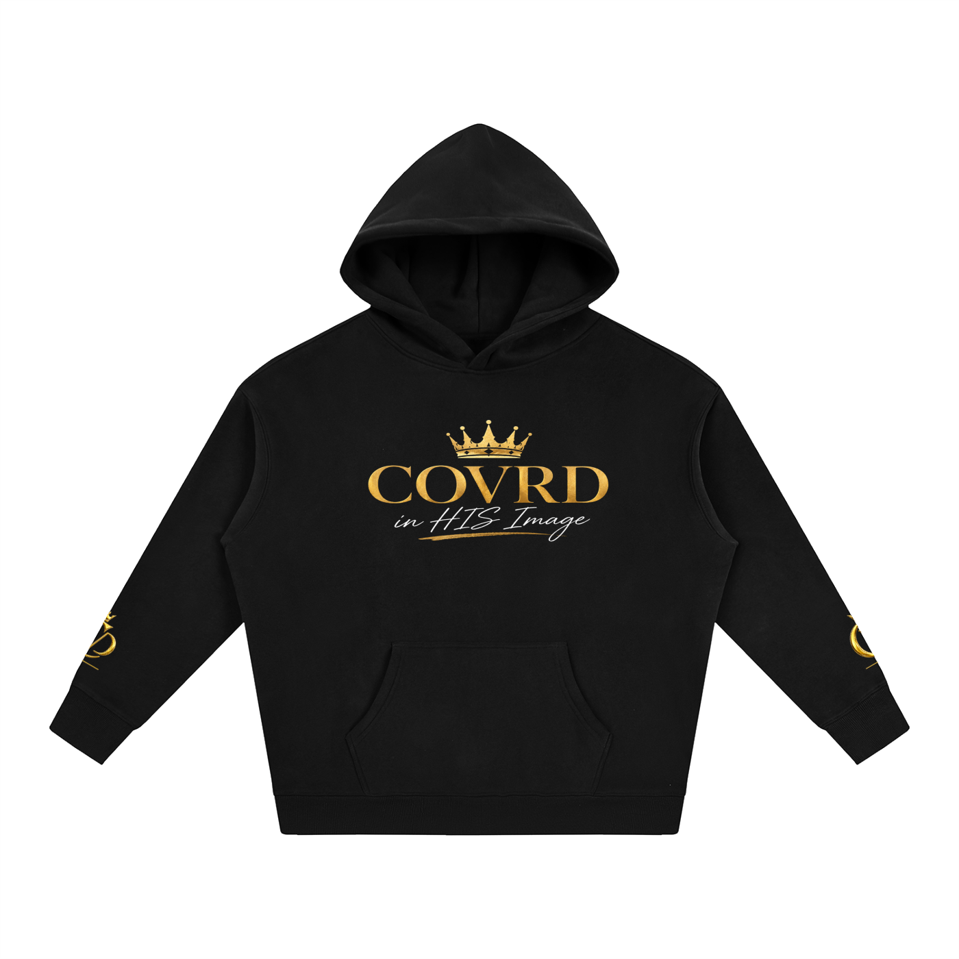 "COVRD in HIS Image" Oversize Fleeced Hoodie