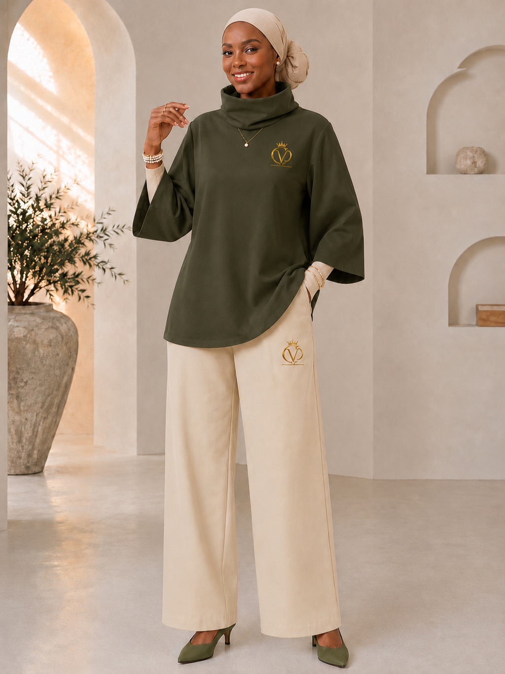 COVRD Women's Straight-Leg Pants