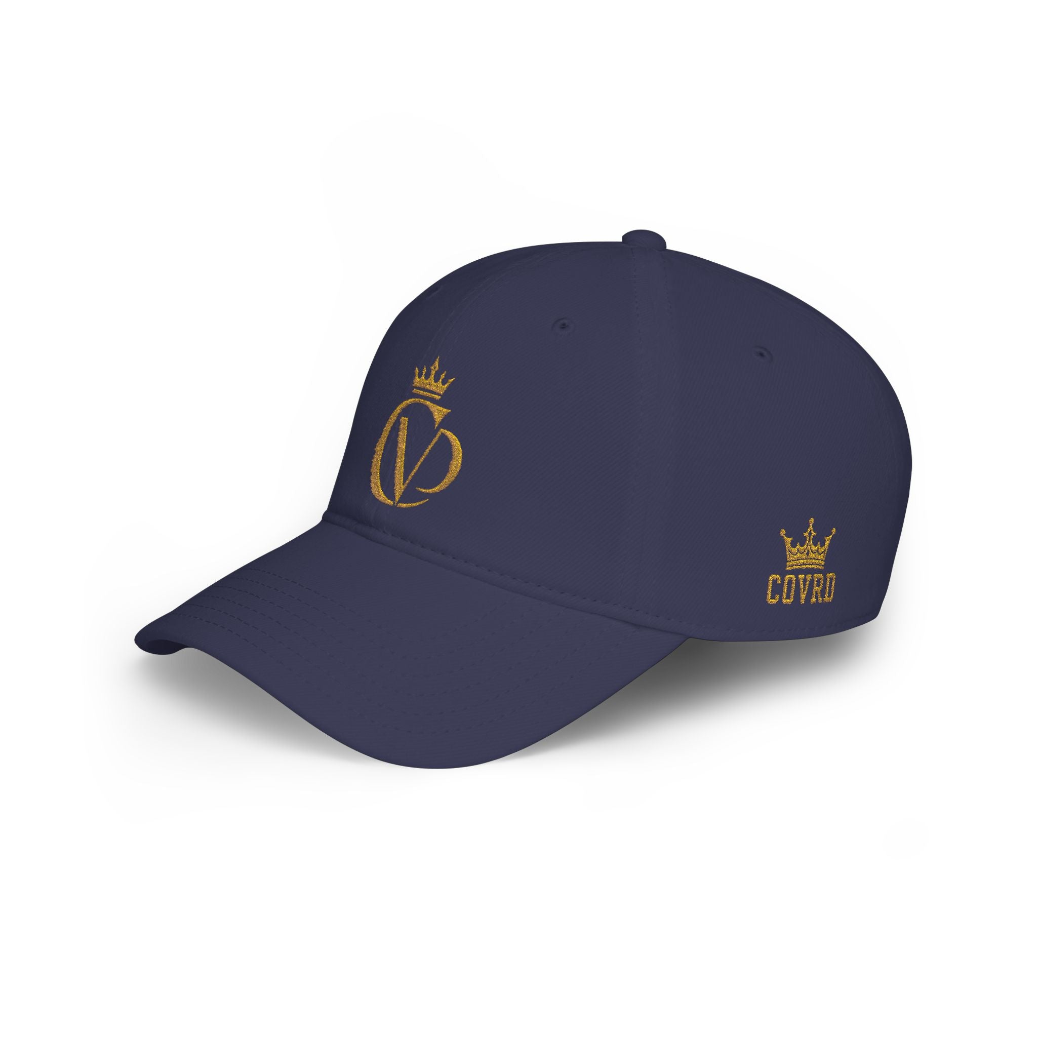 Gold Crown Embroidered CVD Logo Baseball Cap