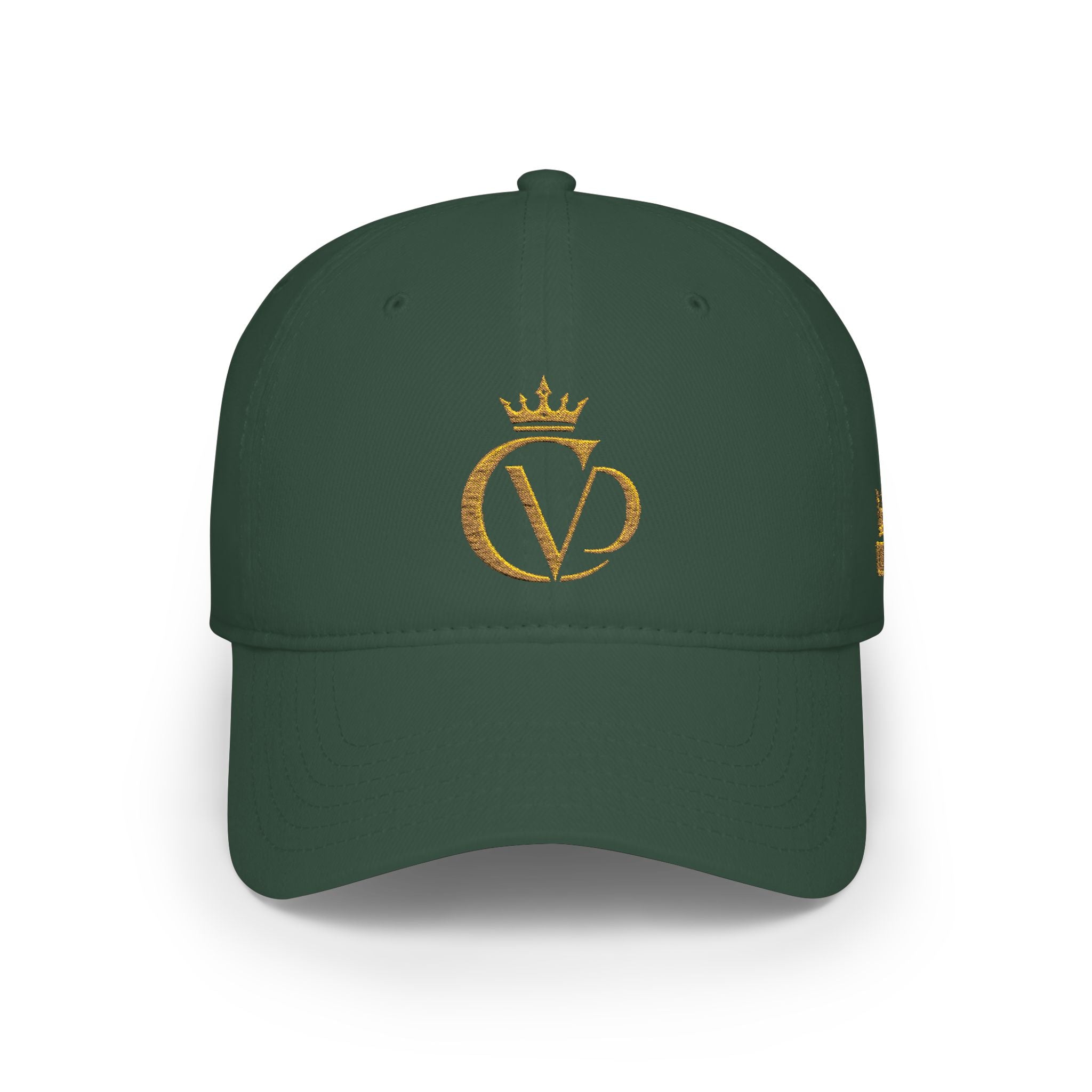 Gold Crown Embroidered CVD Logo Baseball Cap
