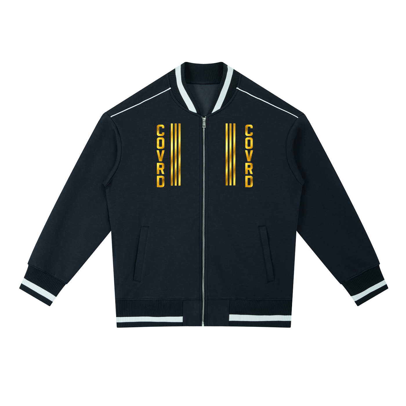 COVRD Piping Zip Bomber Jacket
