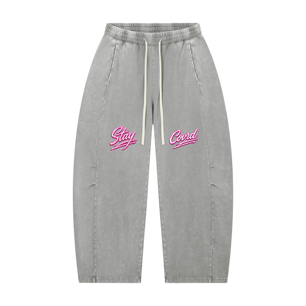 Women Stay COVRD Barrel Leg Pants