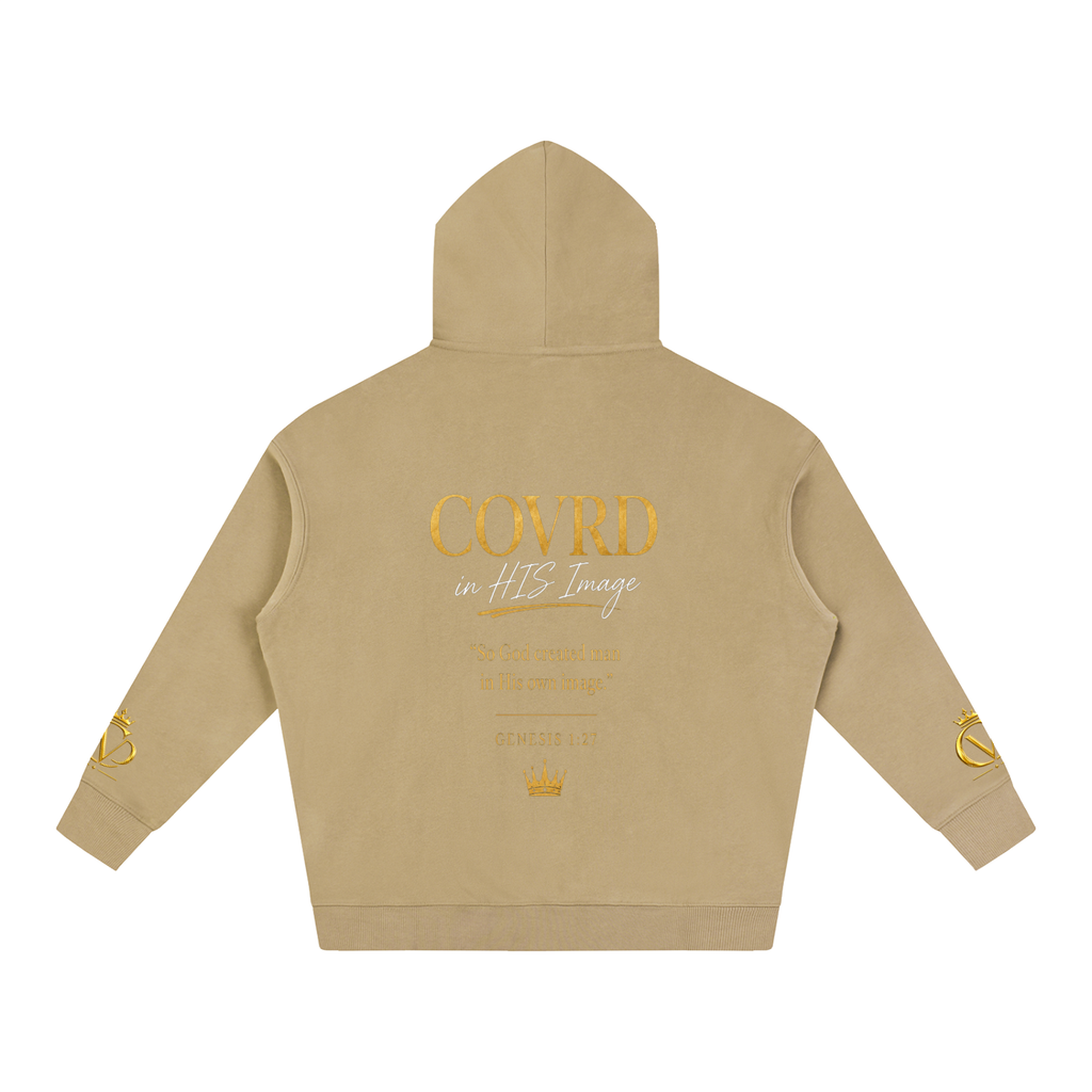 "COVRD in HIS Image" Oversize Fleeced Hoodie