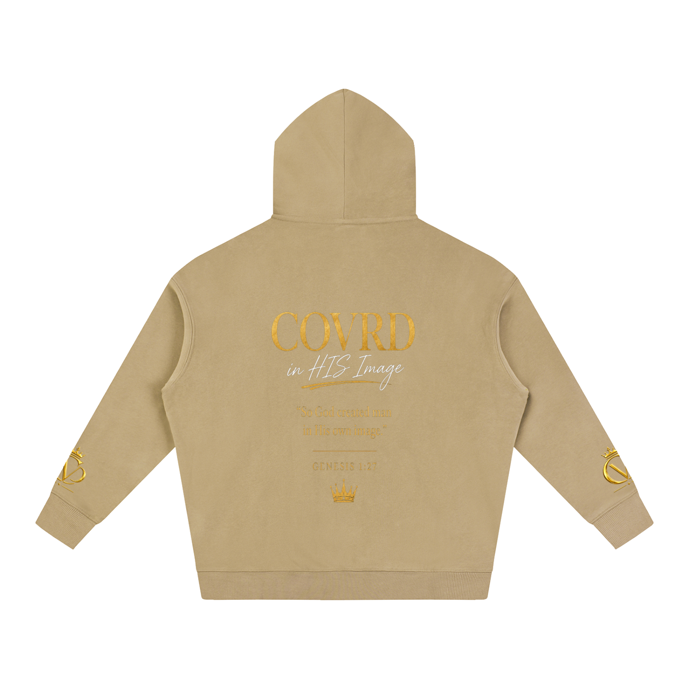 "COVRD in HIS Image" Oversize Fleeced Hoodie