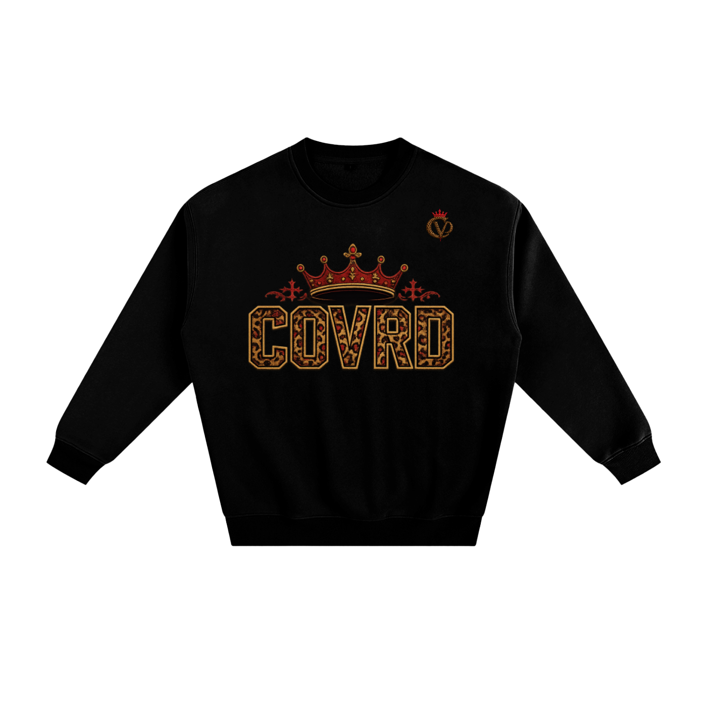 Heavyweight Premium Leopard Print COVRD Pullover