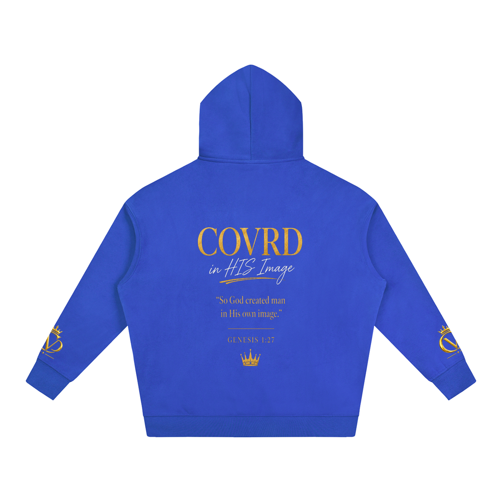 "COVRD in HIS Image" Oversize Fleeced Hoodie